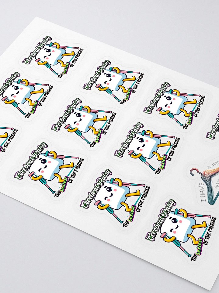 Sexiest Of The Palsies Kiss Cut Sticker Sheet product image (2)