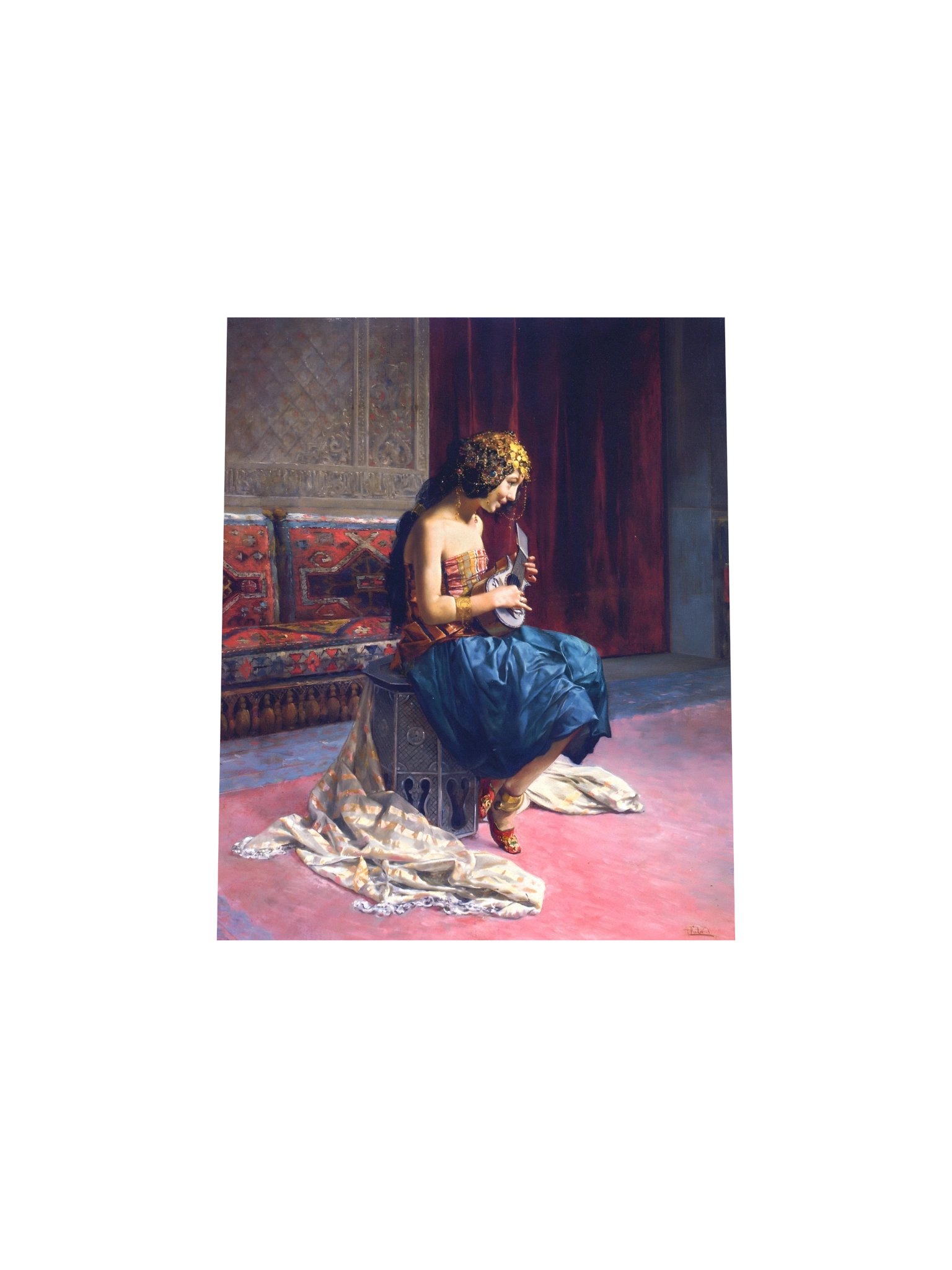 "The Young Musician" by Antonio Maria Fabrés y Costa Poster product image (4)