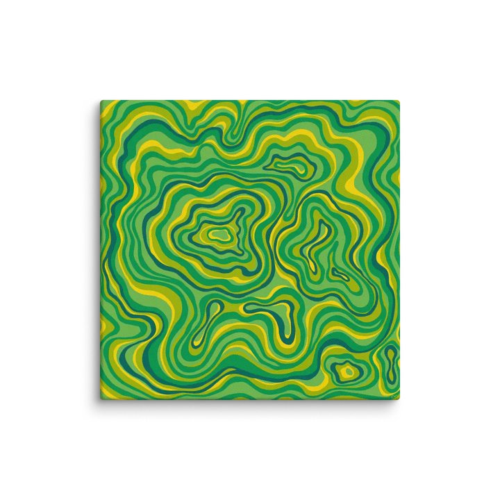 Topographic Tranquility Canvas - Stone No. 3 product image (1)