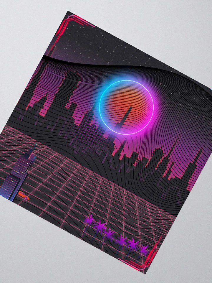 Nightcity Sticker Matte product image (6)