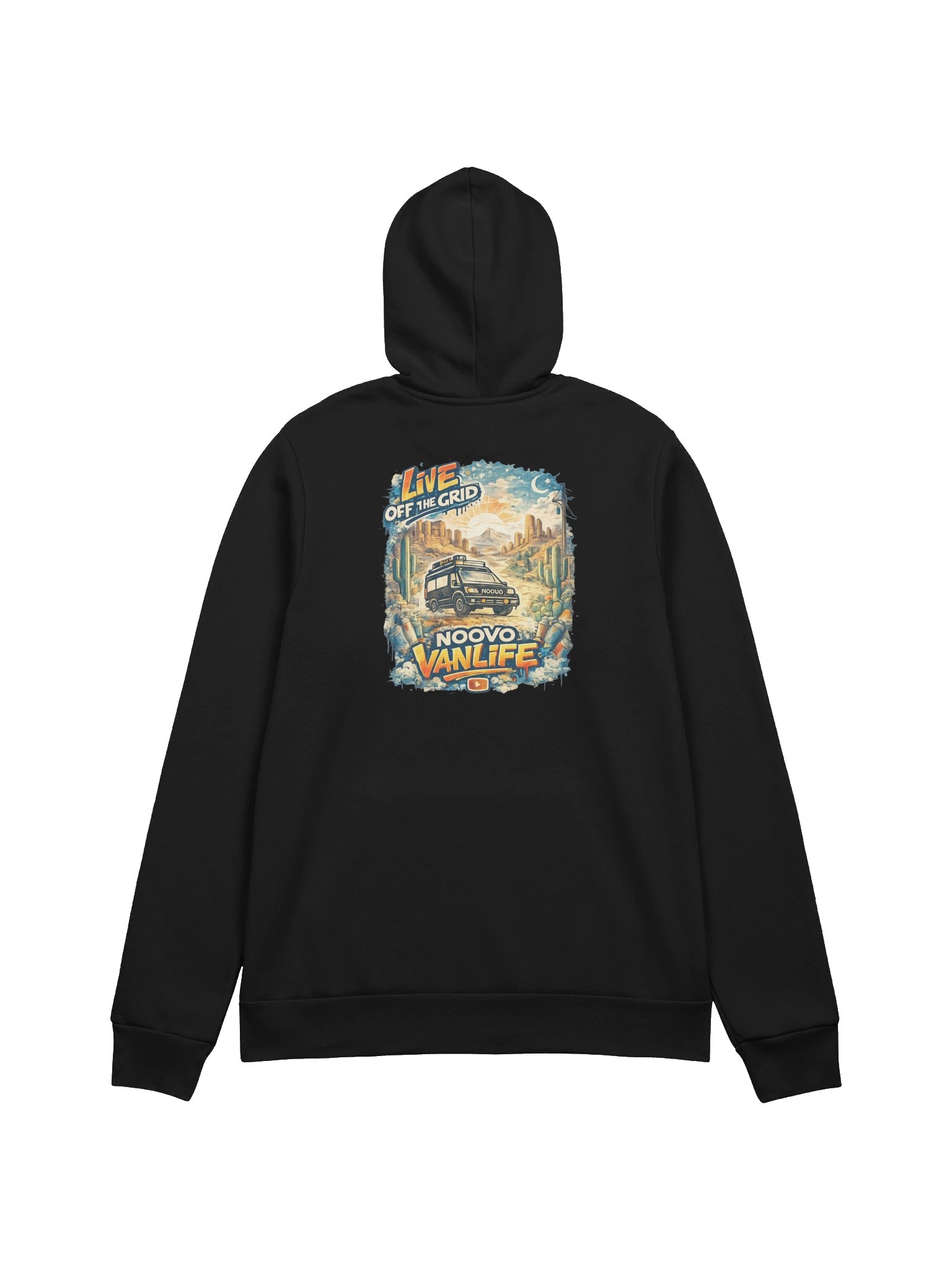 Live Off the Grid Black Hoodie product image (3)
