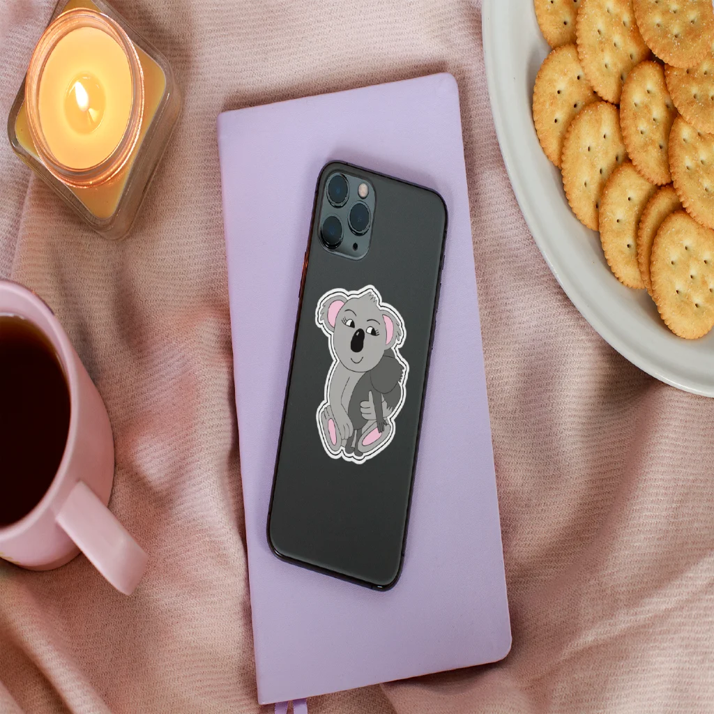Cuddly Koala Kiss Cut Stickers product image (1)