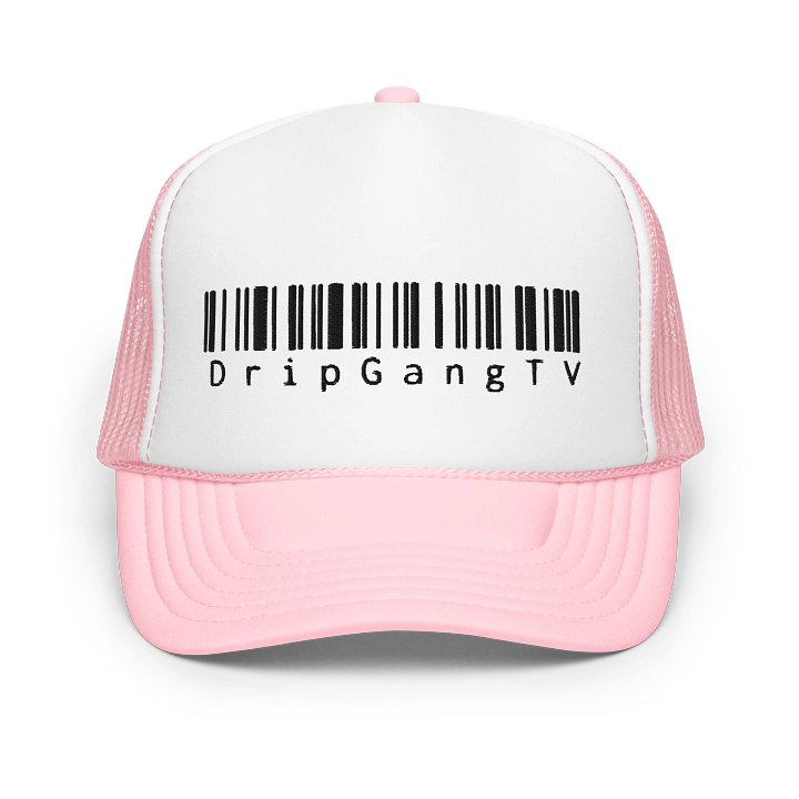 DripGangTV Barcode Trucker Hat product image (1)