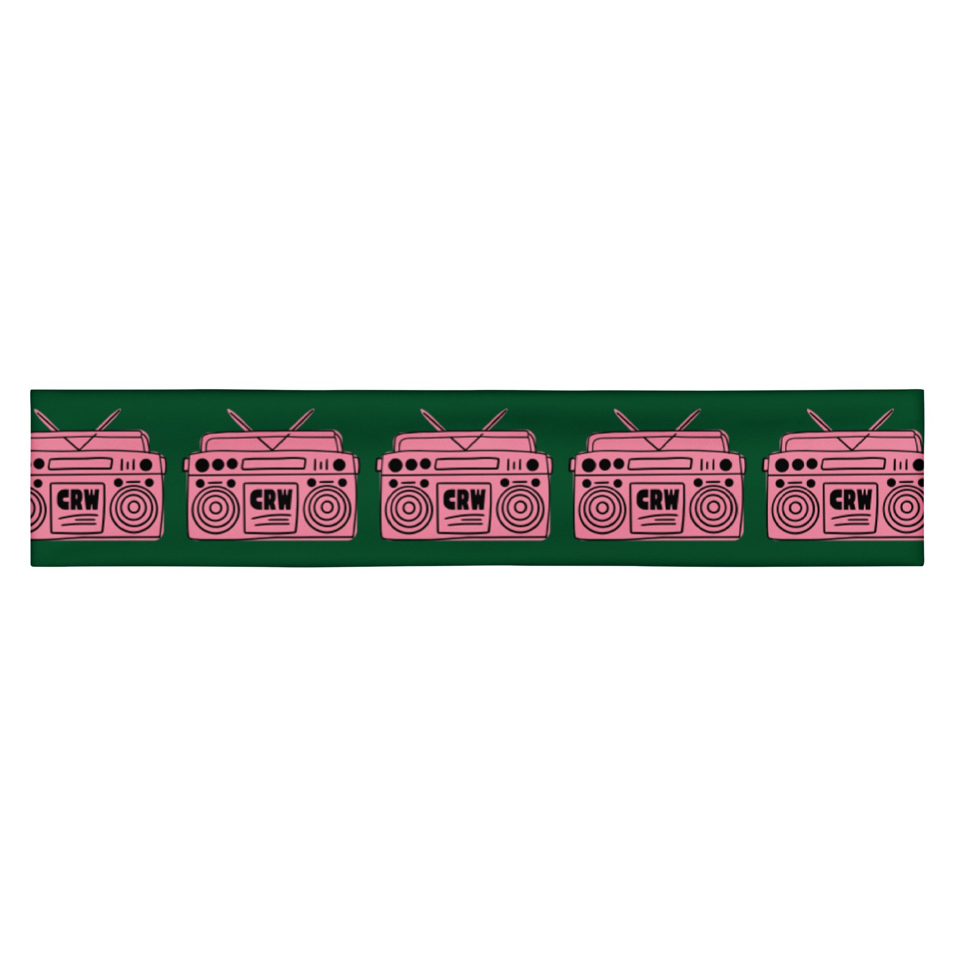 CRW Pink Boombox Logo Sweatband product image (1)