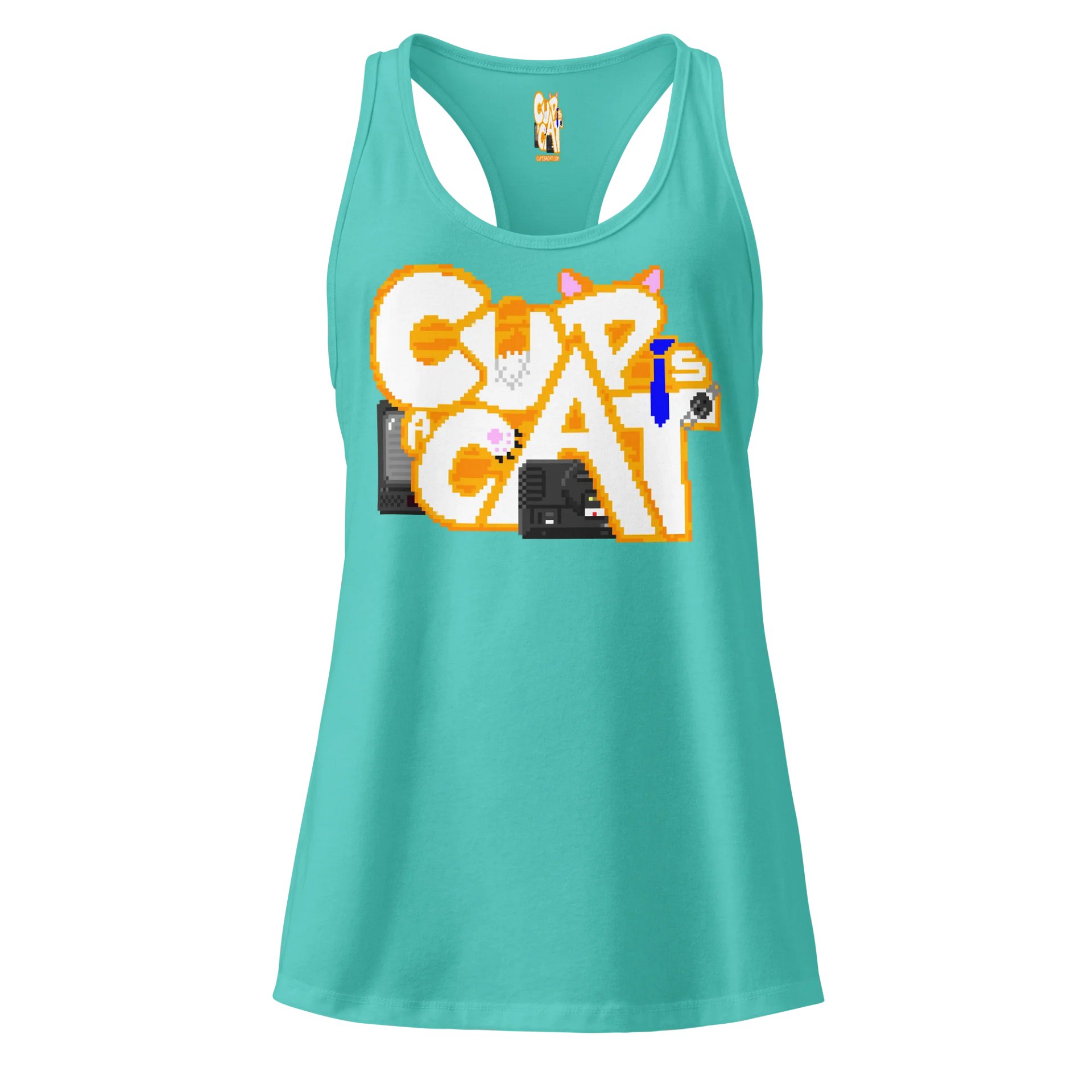 Cup Is A Cat Logo Racerback Tank product image (1)