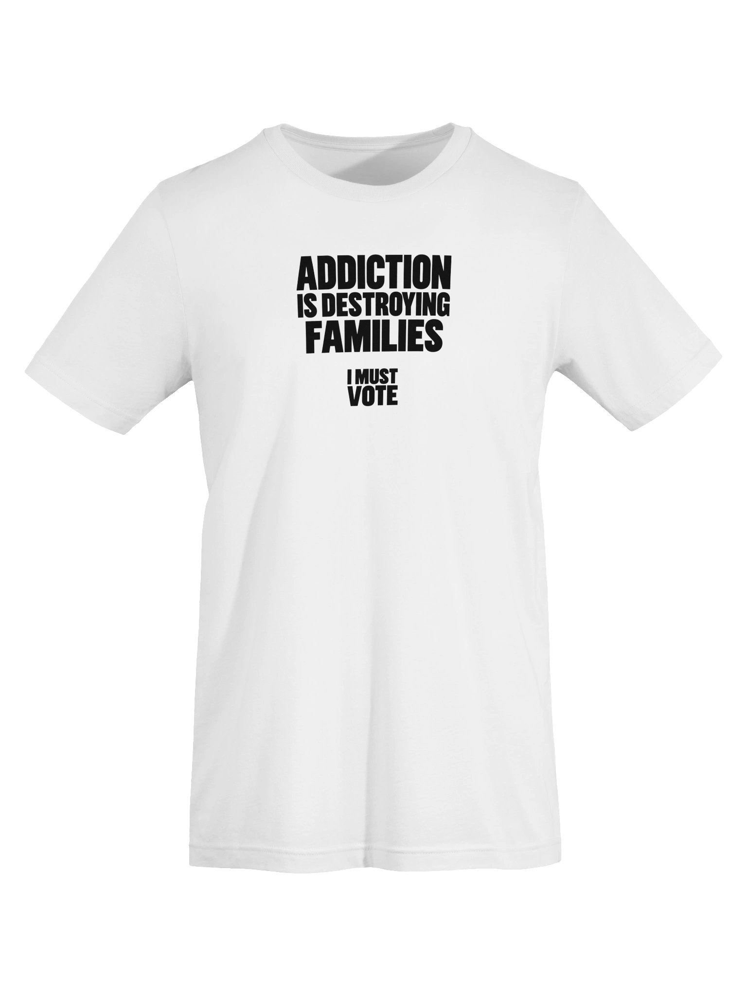Addiction Is Destroying Families Tee - White product image (5)