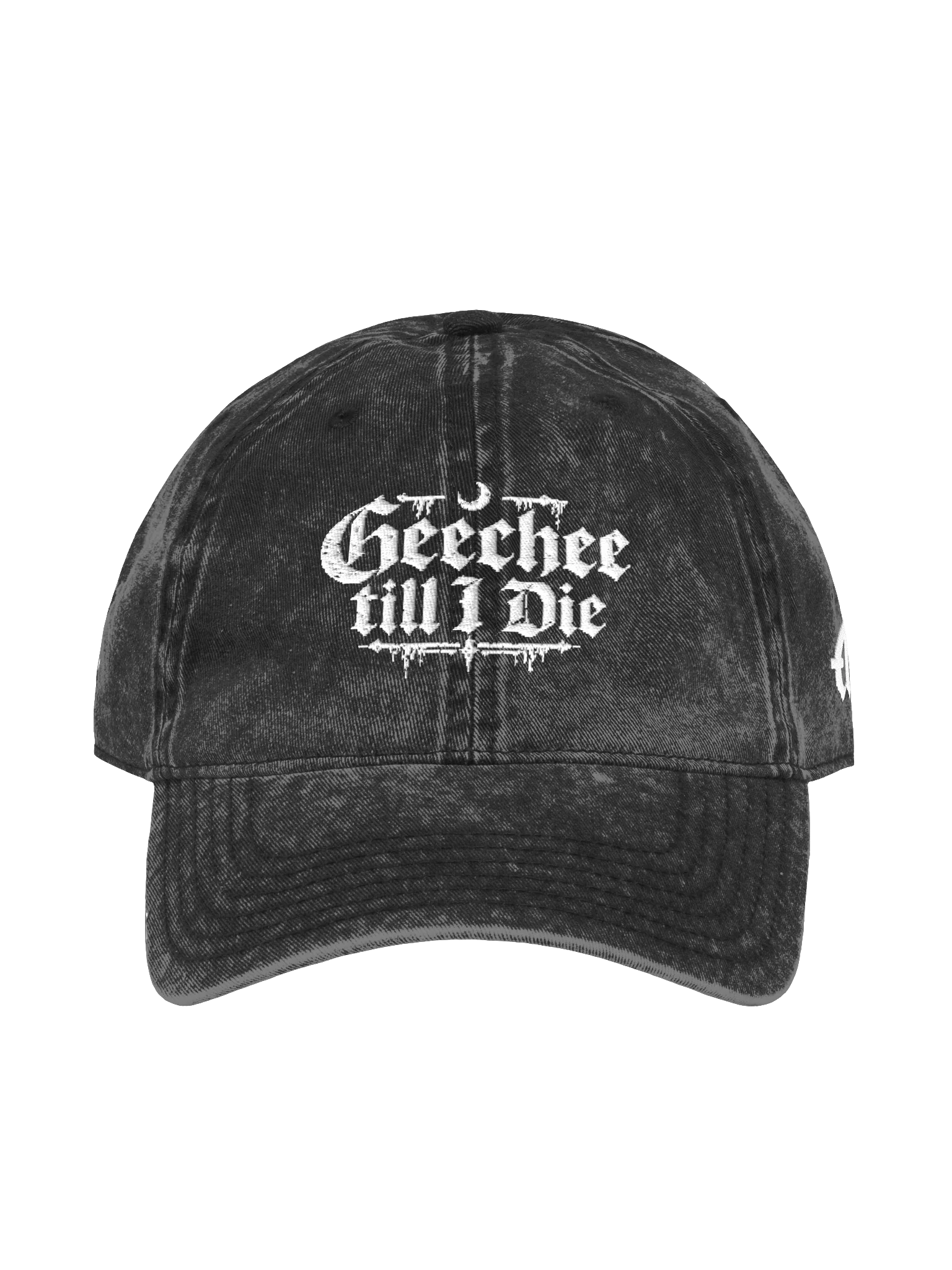 Geechee Till I Die Gothic Dad Hat product image (1)