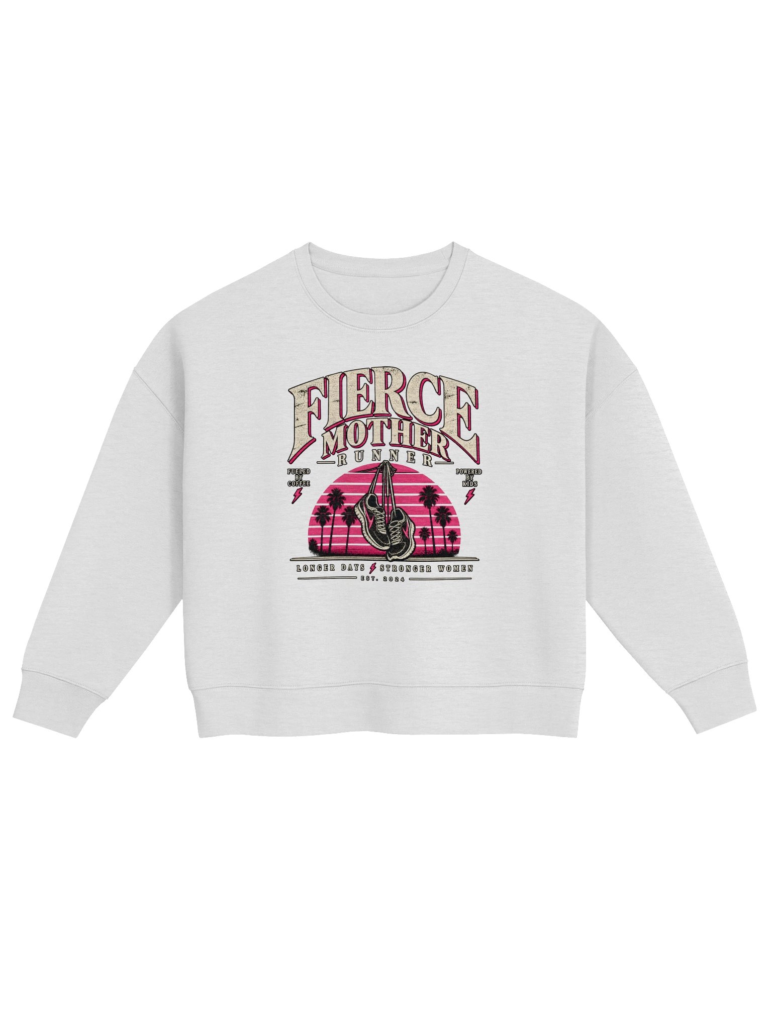 FIERCE MOTHER RUNNER — Organic Sweatshirt product image (1)
