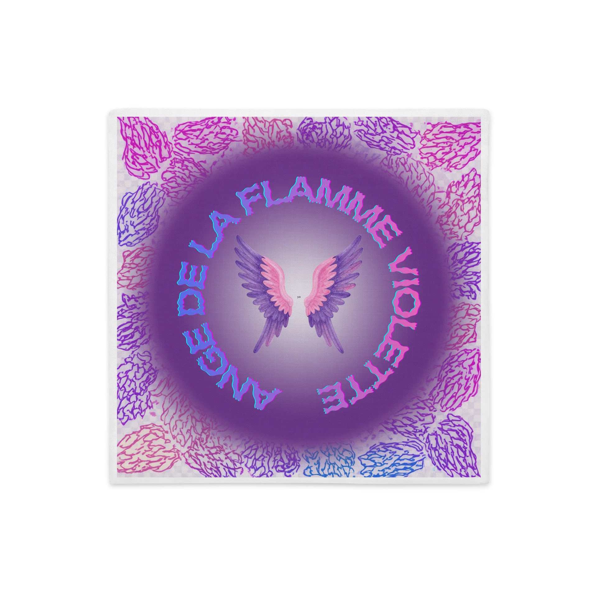 Ange De La Flamme Violet Premium Pillow Case product image (1)
