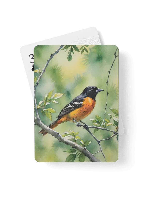 Baltimore Oriole Poker Playing Cards product image (1)