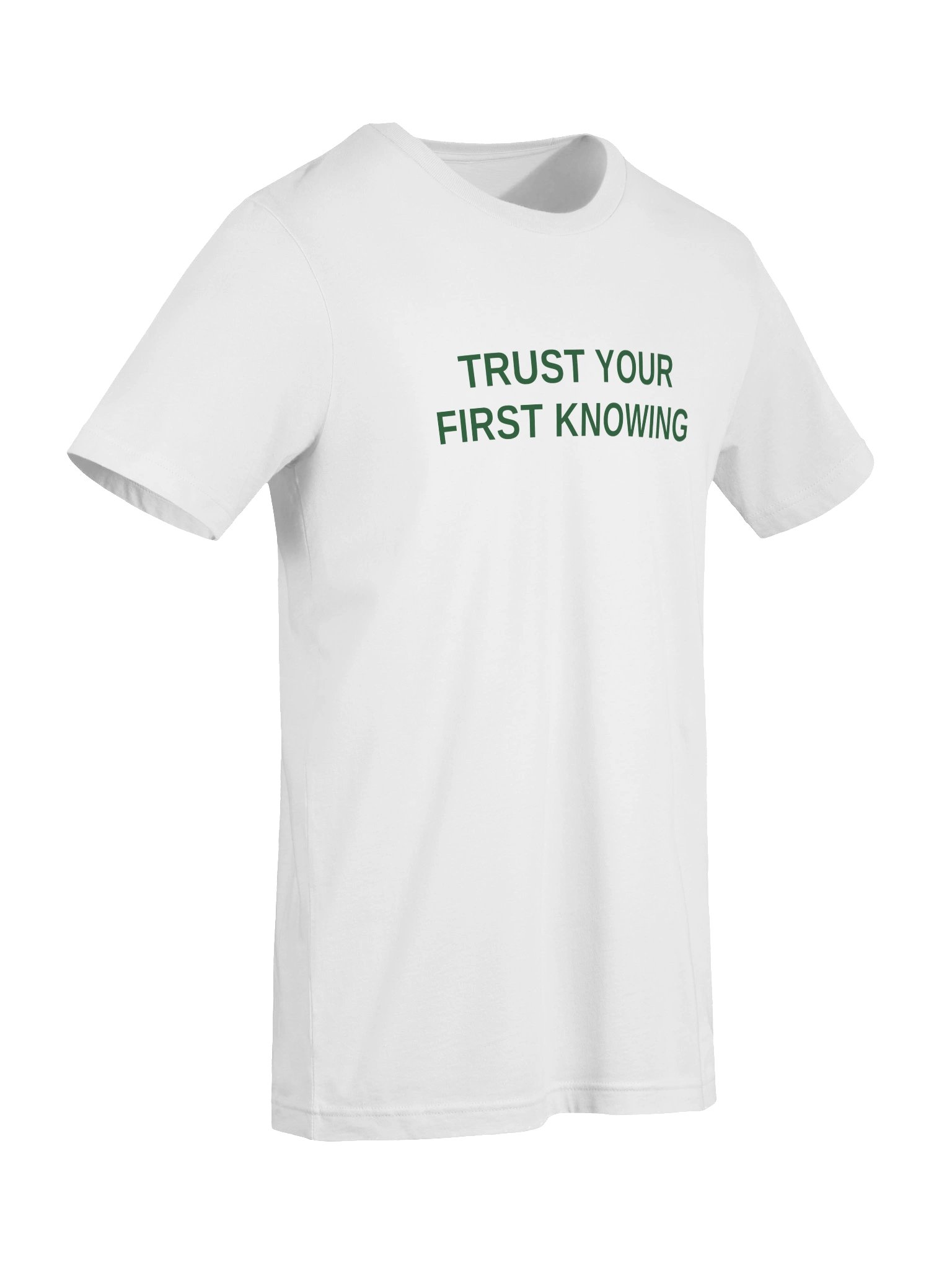 Trust Your First Knowing Tee - White product image (7)