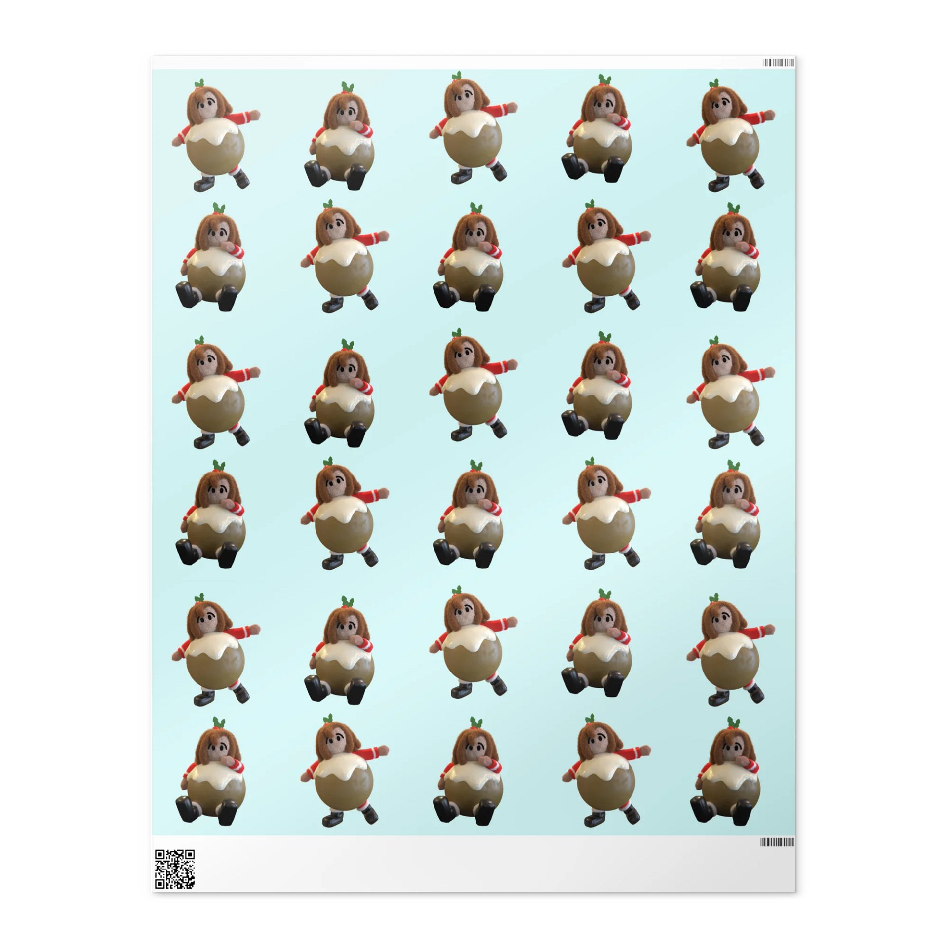 Christmas Pudding (Me!) Wrapping Paper product image (2)