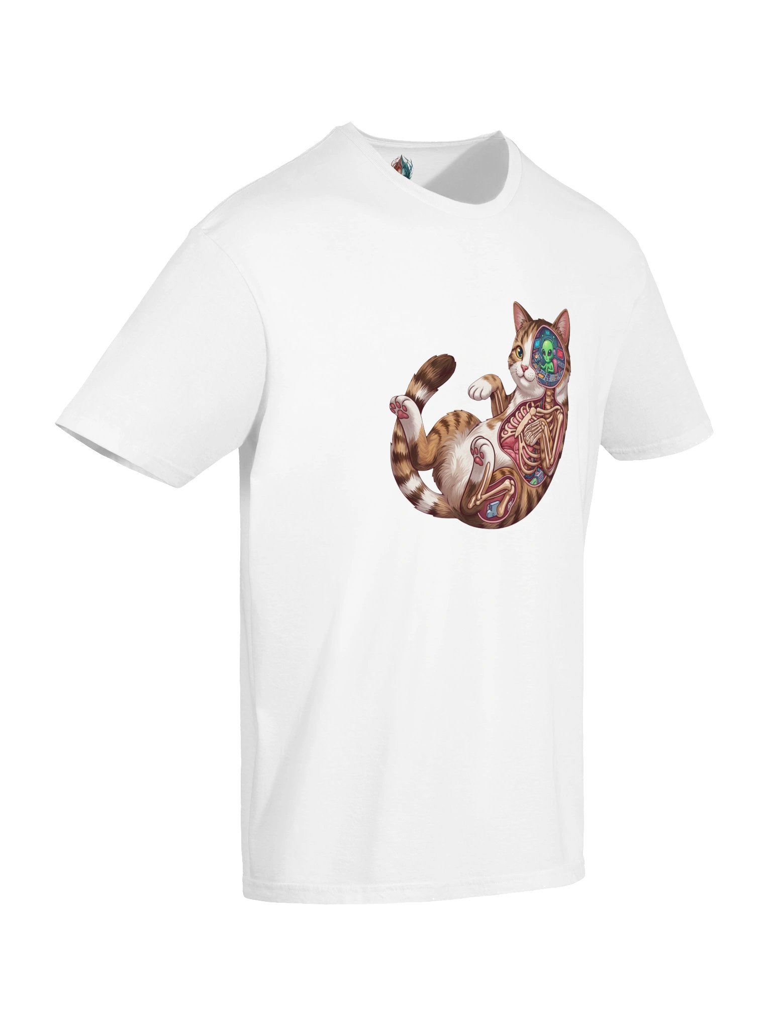 Alien Cat Graphic T-Shirt | Funny Sci-Fi Cat Shirt product image (6)