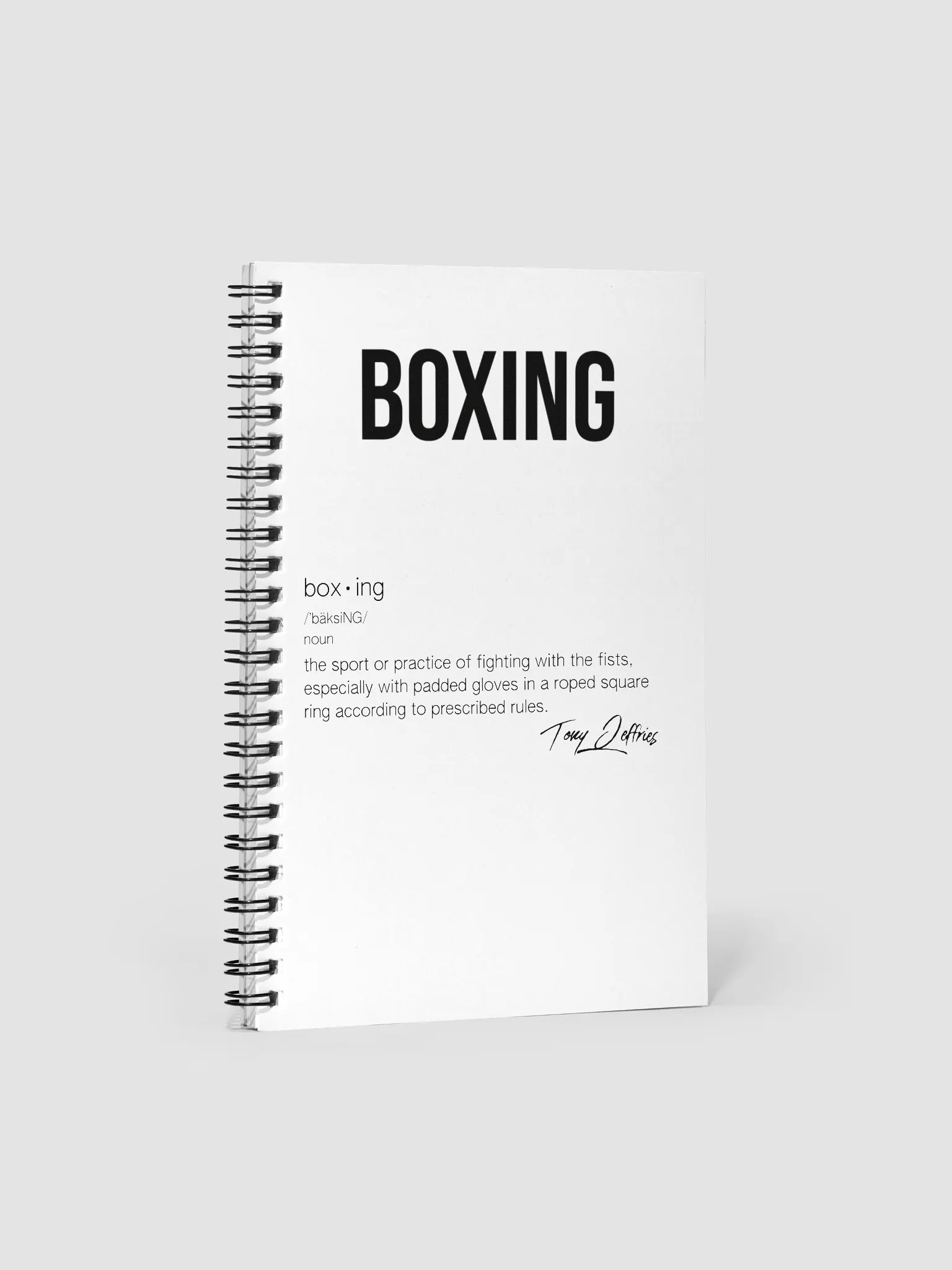 Boxing Note Pad product image (1)