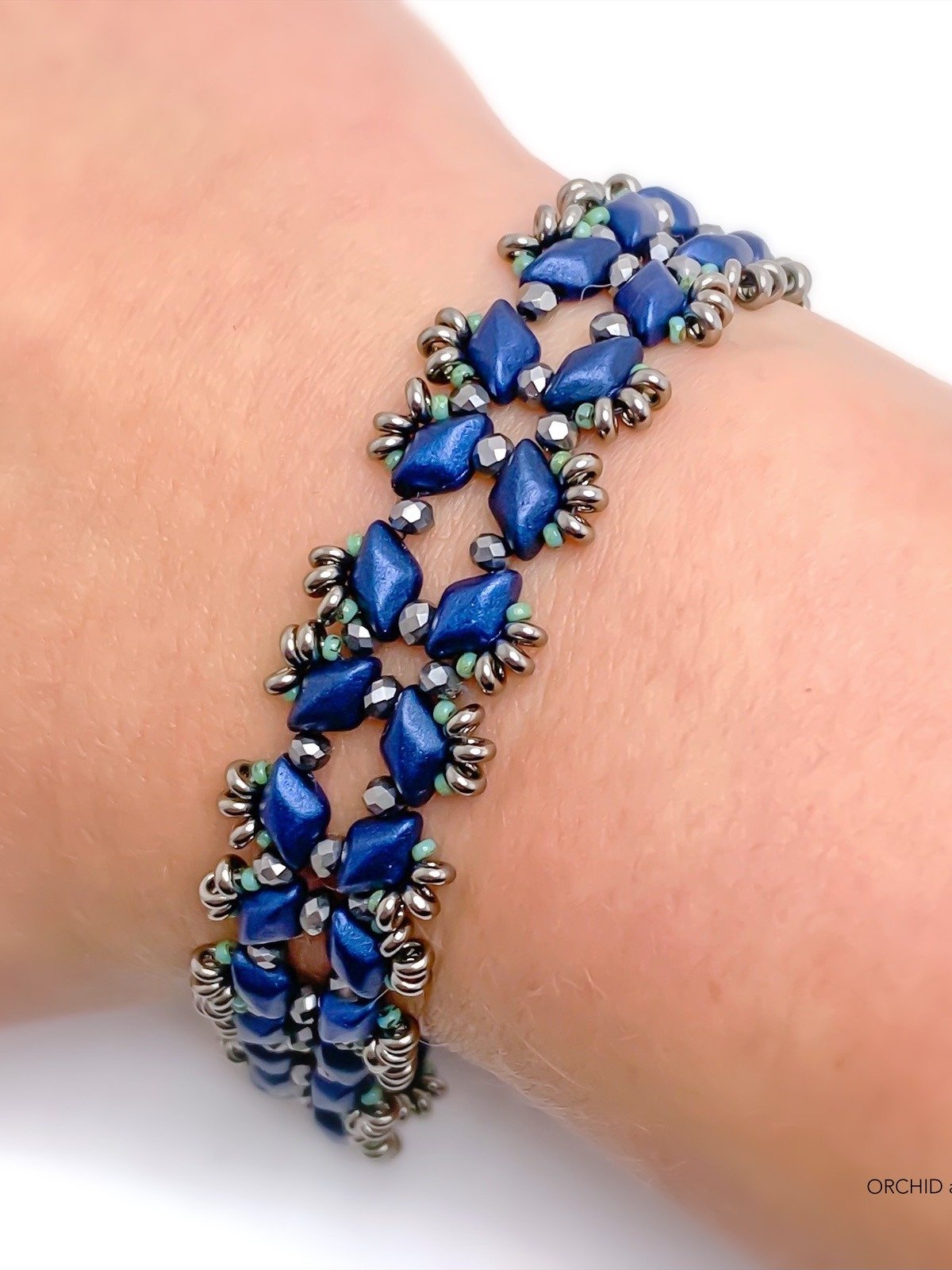 Beading Pattern – Starlight GemDuo Beaded Bracelet product image (8)