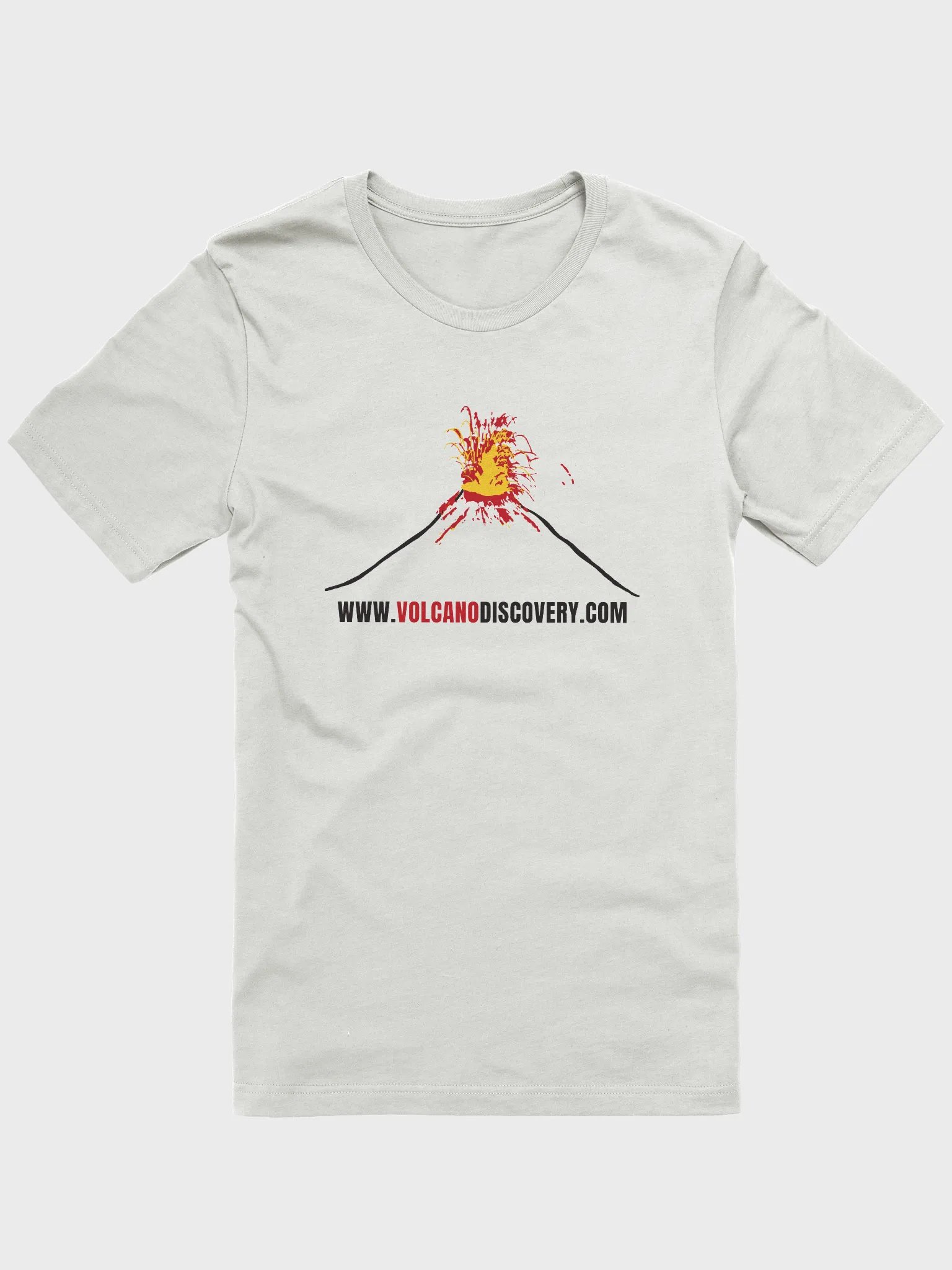 VolcanoDiscovery Merapi No 2 T-Shirt (light) product image (1)