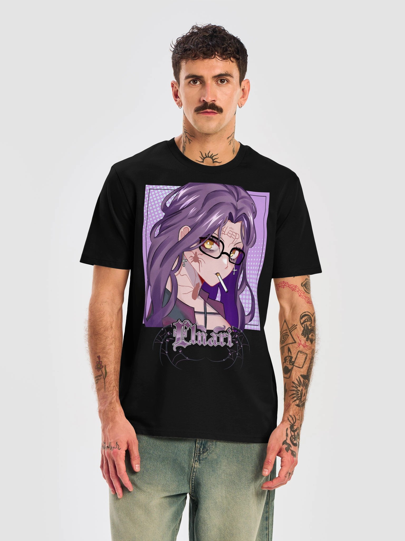 BLACK ANIME TEE product image (5)