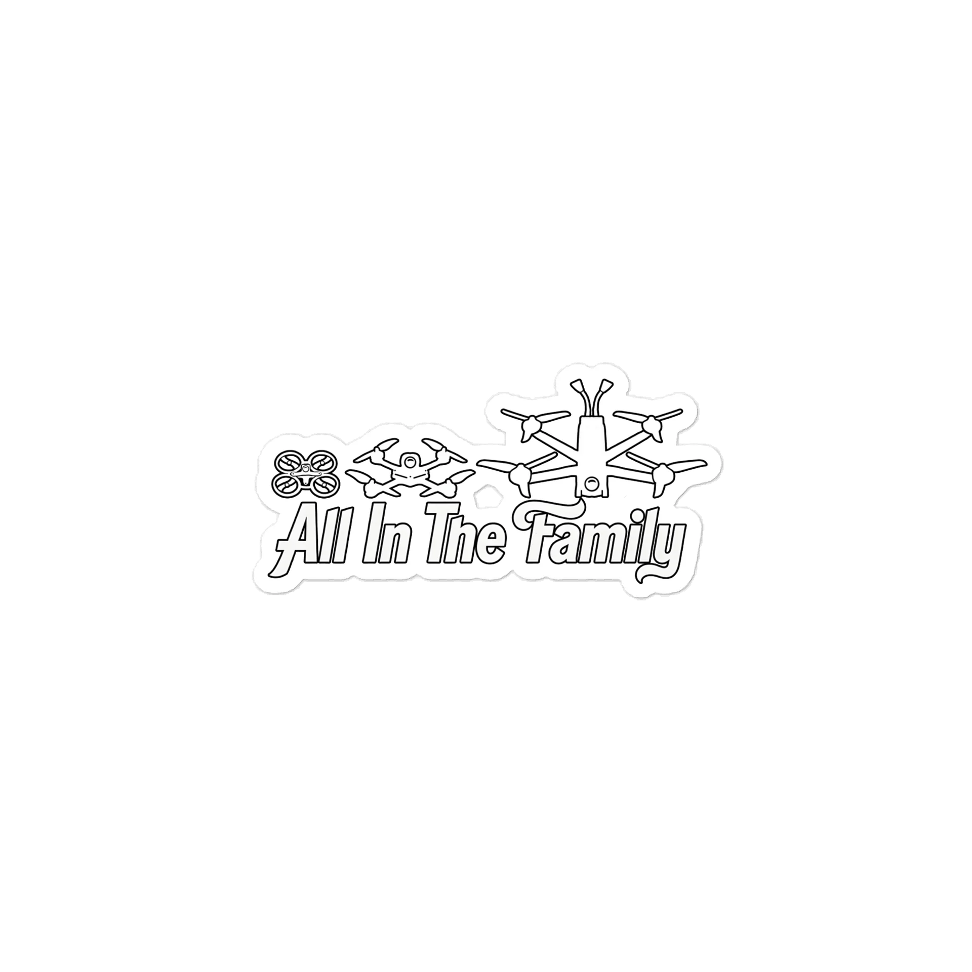 All In The Family Die-Cut Sticker product image (1)