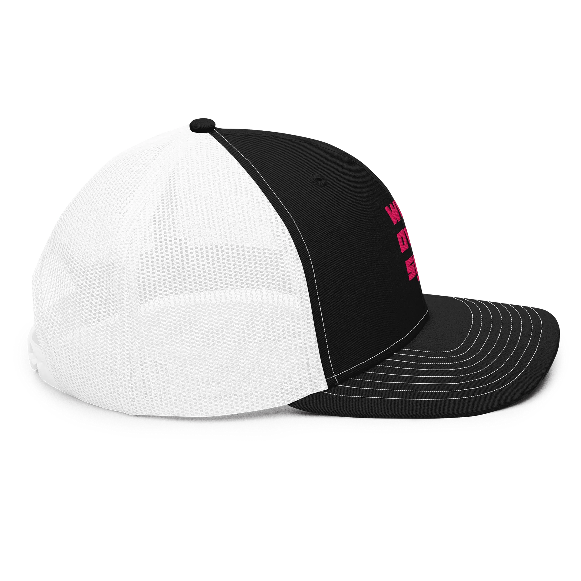 WeOwtsyd Trucker Cap - Alt Black White / Pink product image (5)