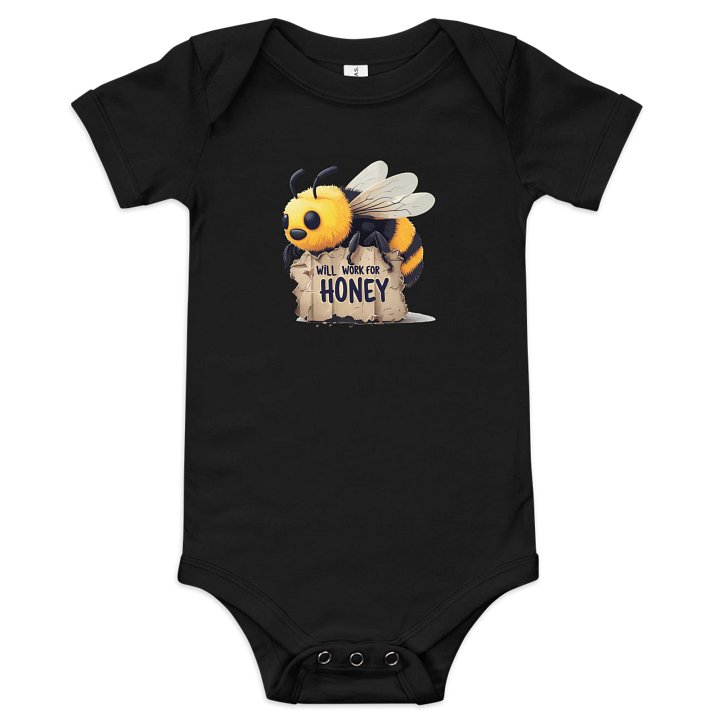 Will Work For Honey Short Sleeve One Piece product image (3)