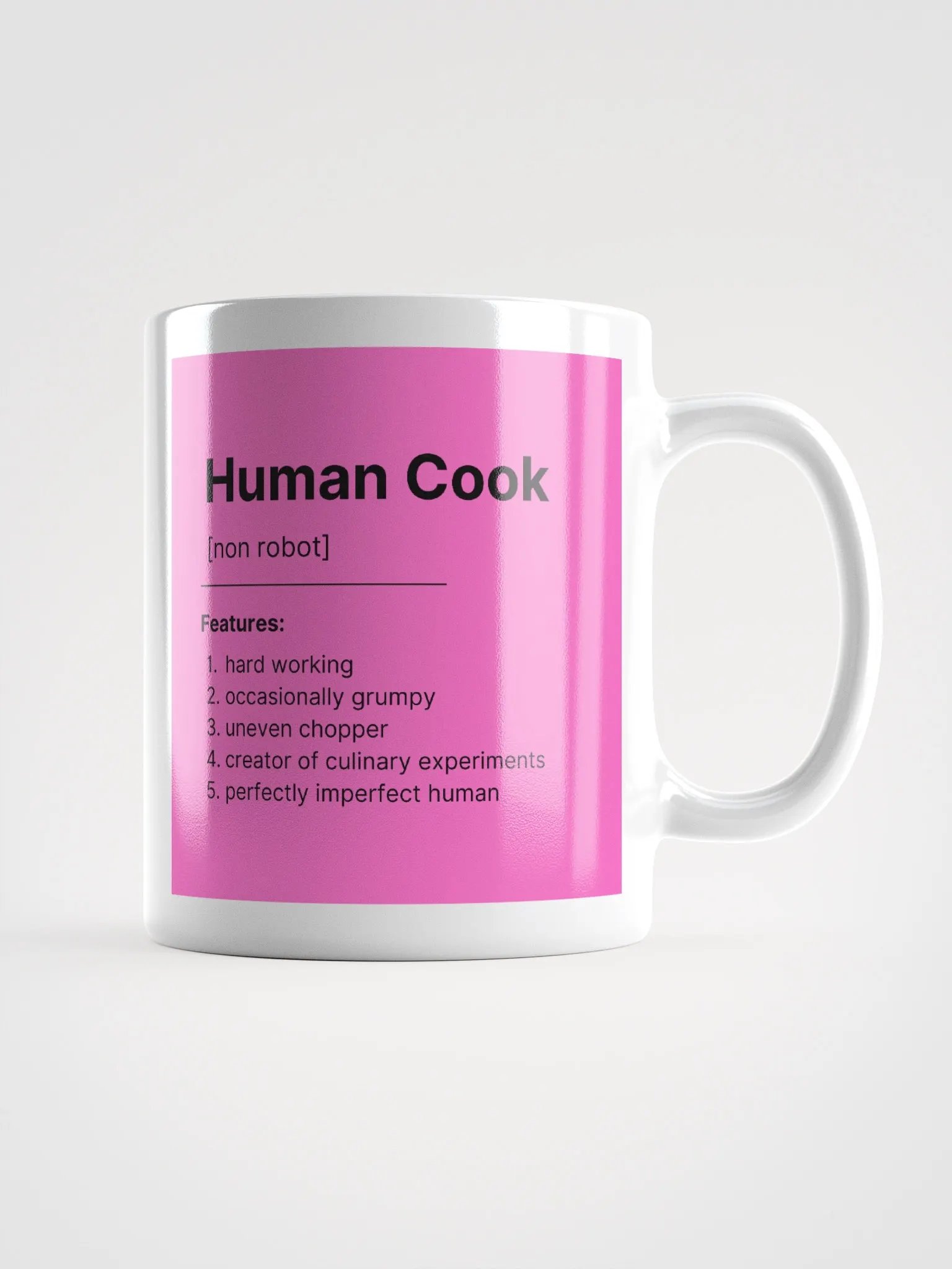 Human Cook Mug - Pink product image (2)