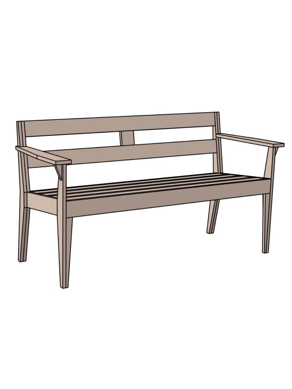 Garden Bench Plans product image (1)