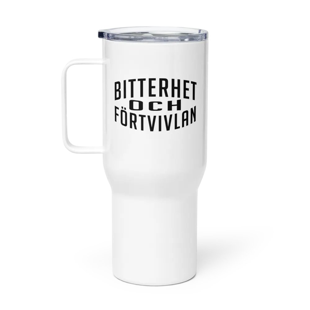 BITTERHET & FÖRTVIVLAN - TRAVEL MUG product image (1)
