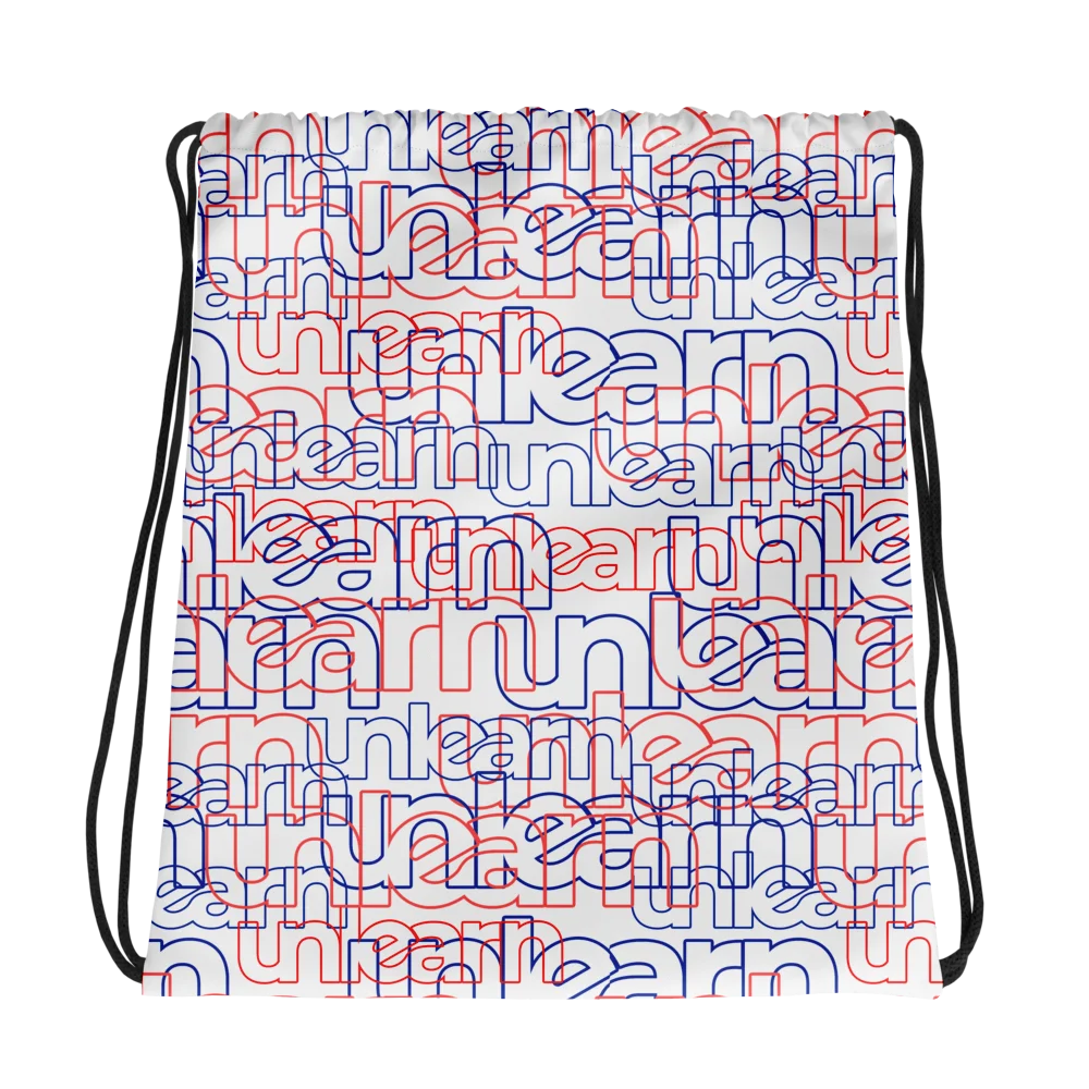 Wired Drawstring Bag: White product image (1)
