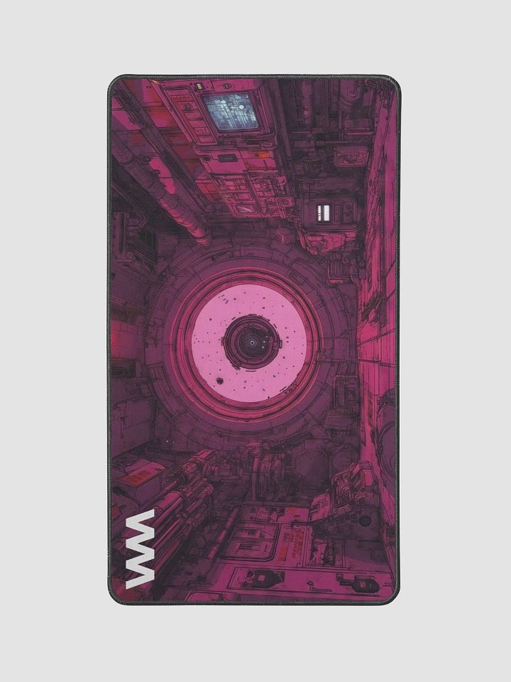 Neon Portal Desk Mat // 12” x 22” product image (1)