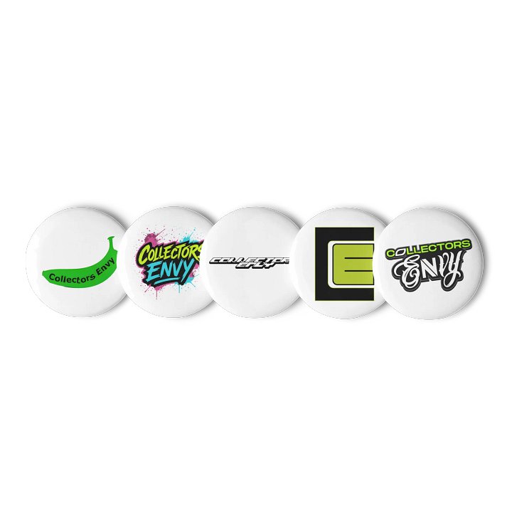 Collectors Envy Logo Pin Button Pack product image (1)