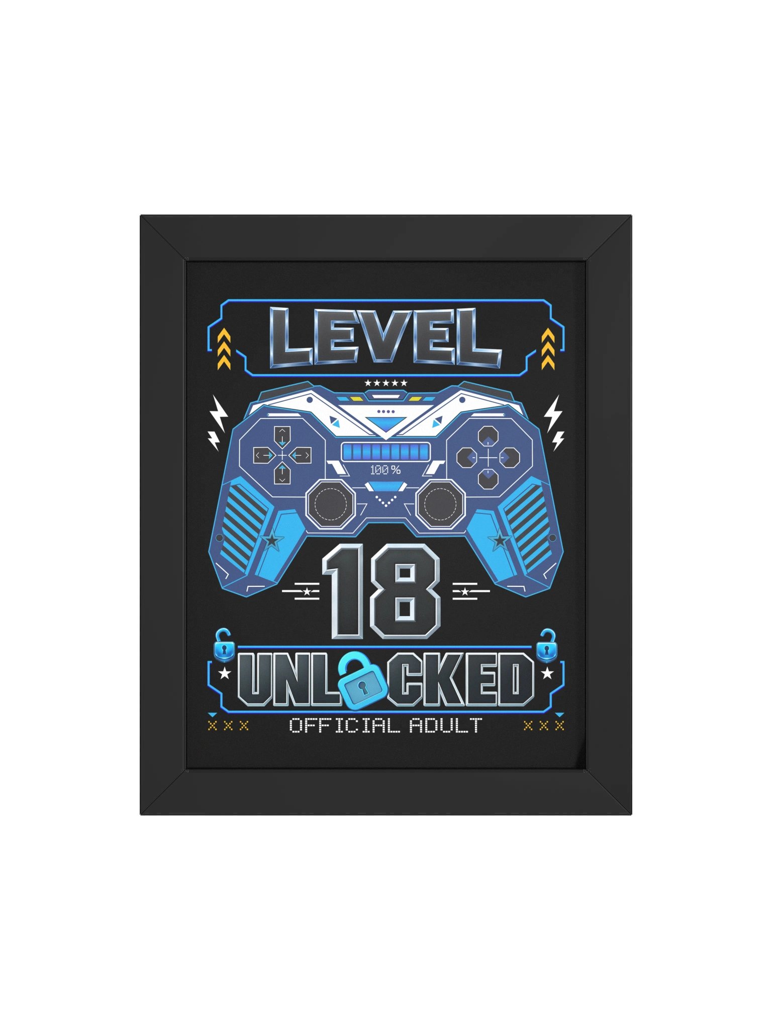 Gaming Framed Poster - 18th Birthday Gift product image (5)