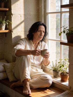 Morning tea #severus #severussnape #snapetok #snaddy #snape 