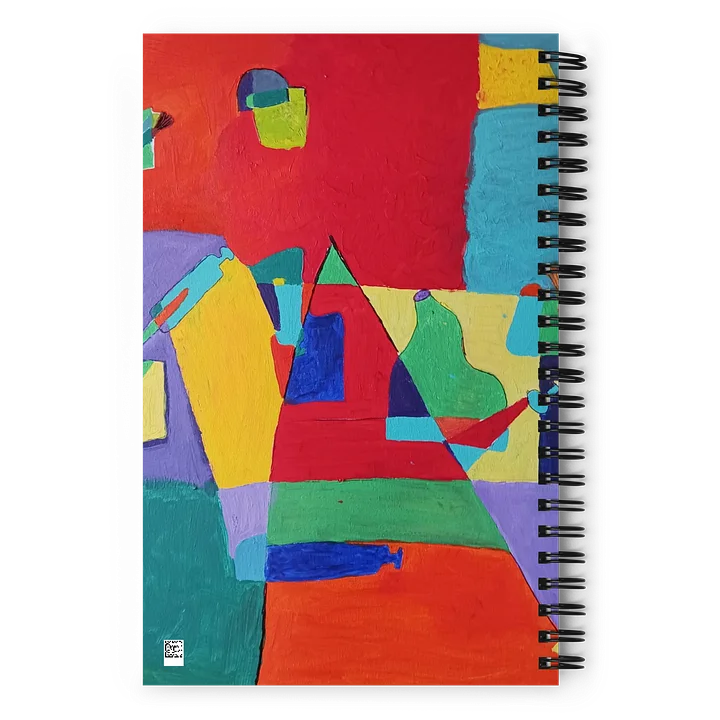 Malutensilien abstrakt Spiralnotizbuch product image (2)