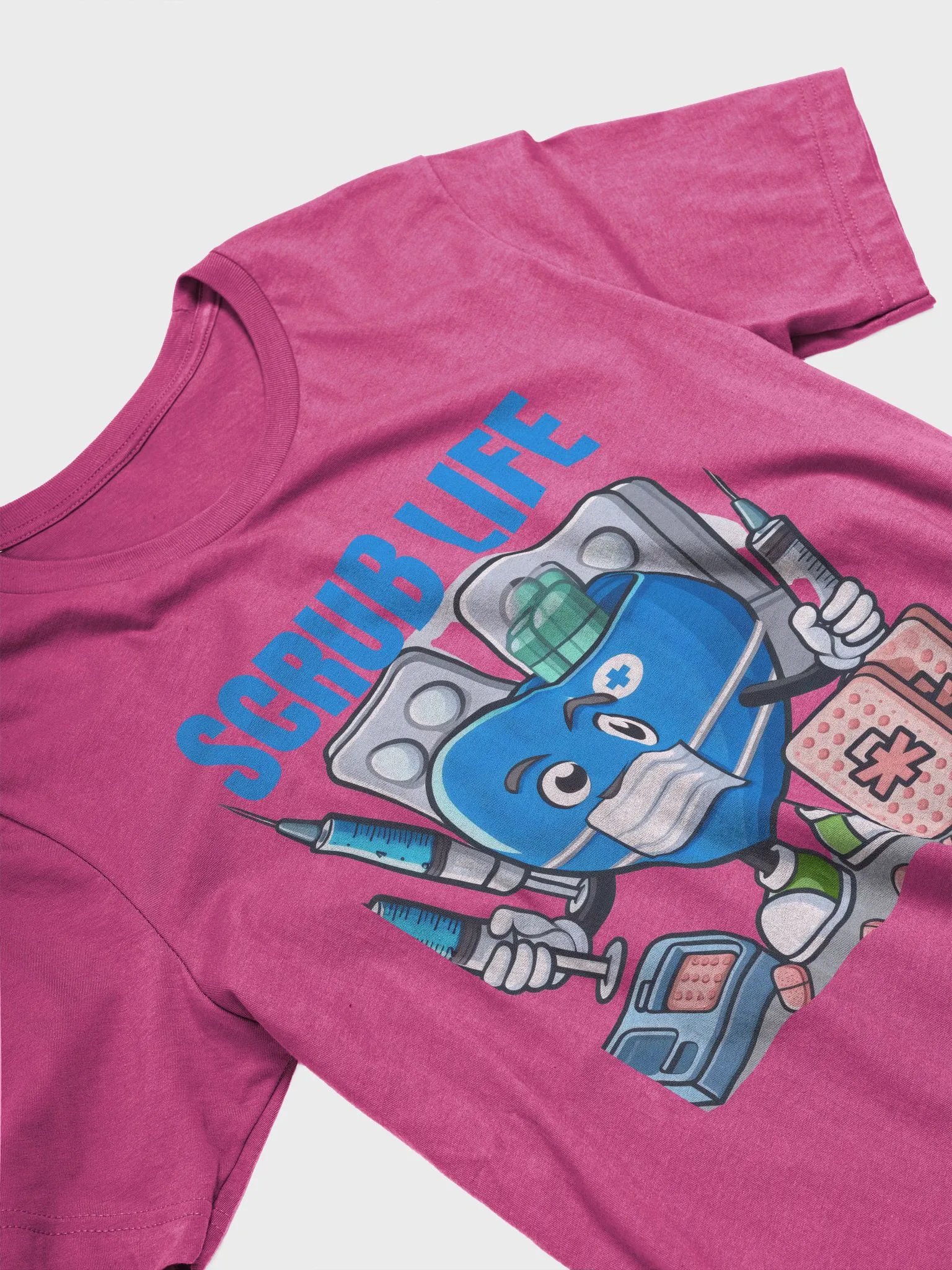 Syringe, heart, mask , and cartoon T-Shirt product image (31)
