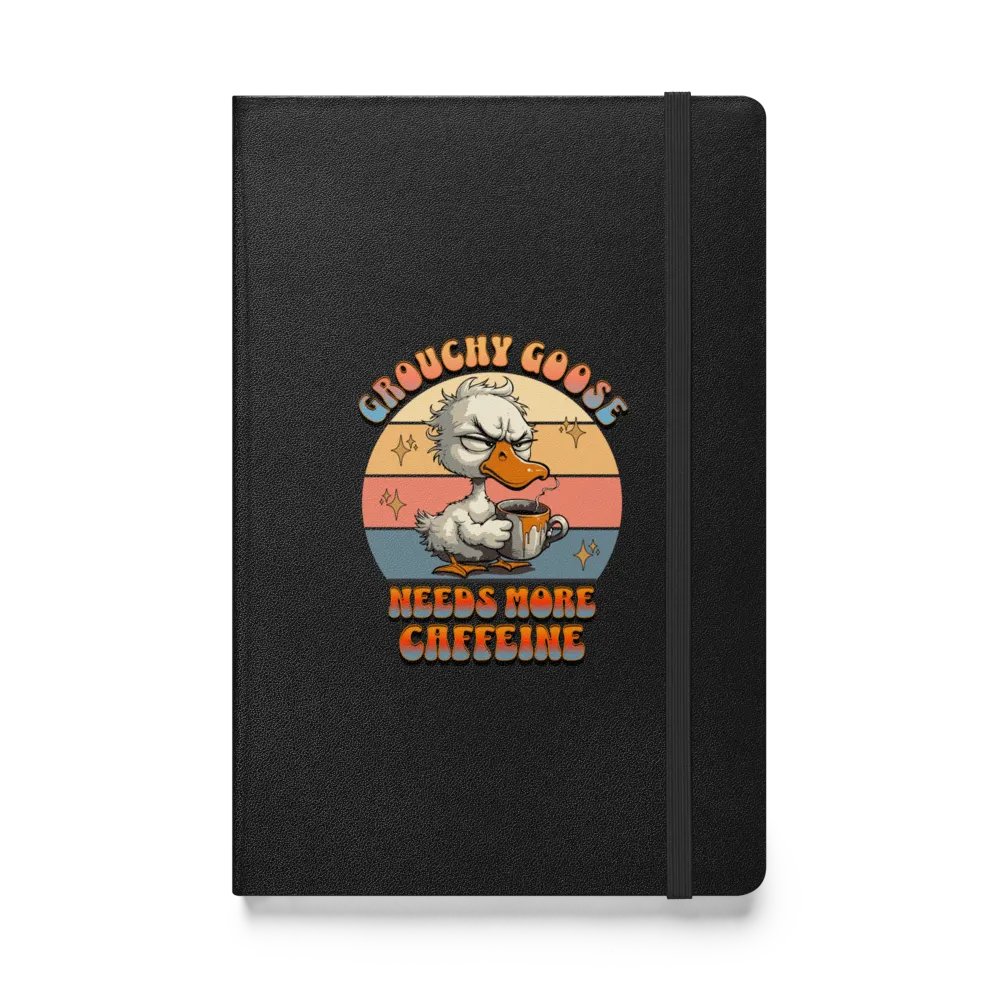 Grouchy Goose Needs More Caffeine Notebook product image (1)