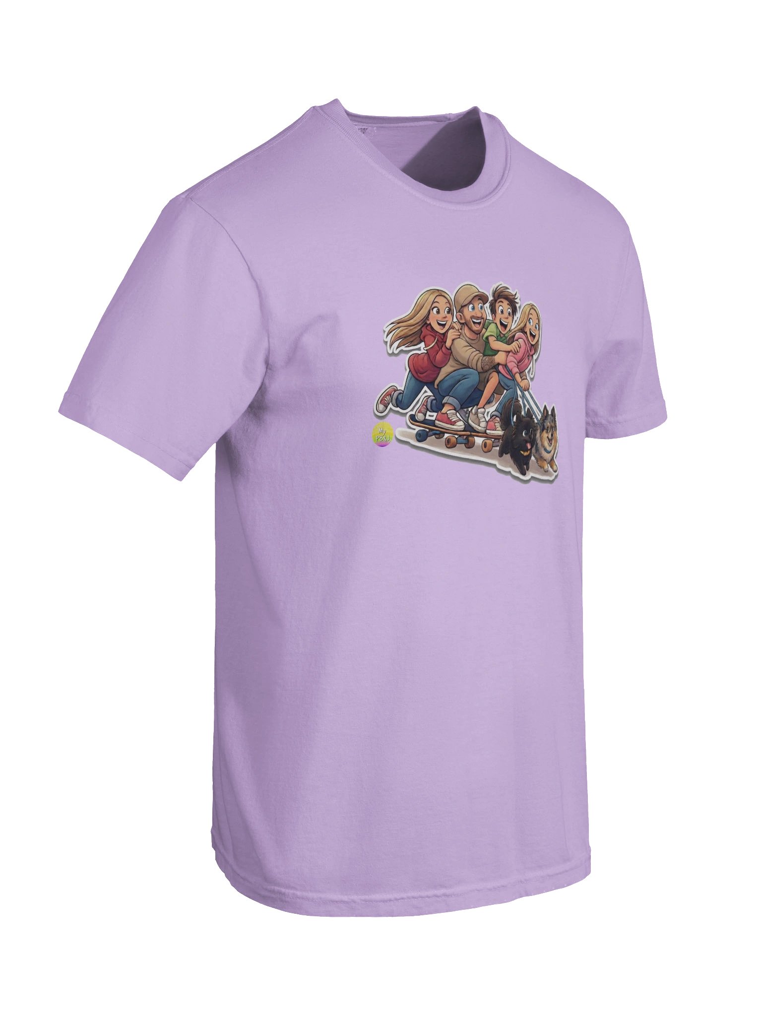 Skateboarding My PB&J Adult Tshirt product image (20)