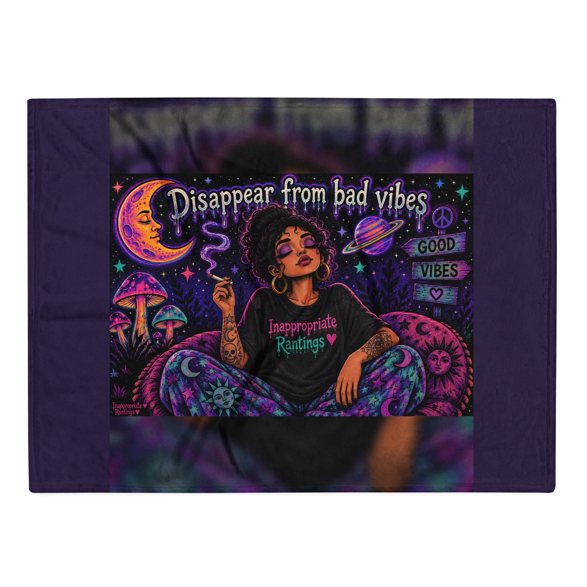 Disappear From Bad Vibes Throw product image (2)