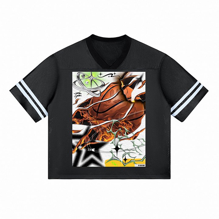 Y2K AND-1 THEY PLAYIN BASKETBALL JERSEY BLACK (FRONT & BACK DESIGN)-CLICK PICK) product image (1)