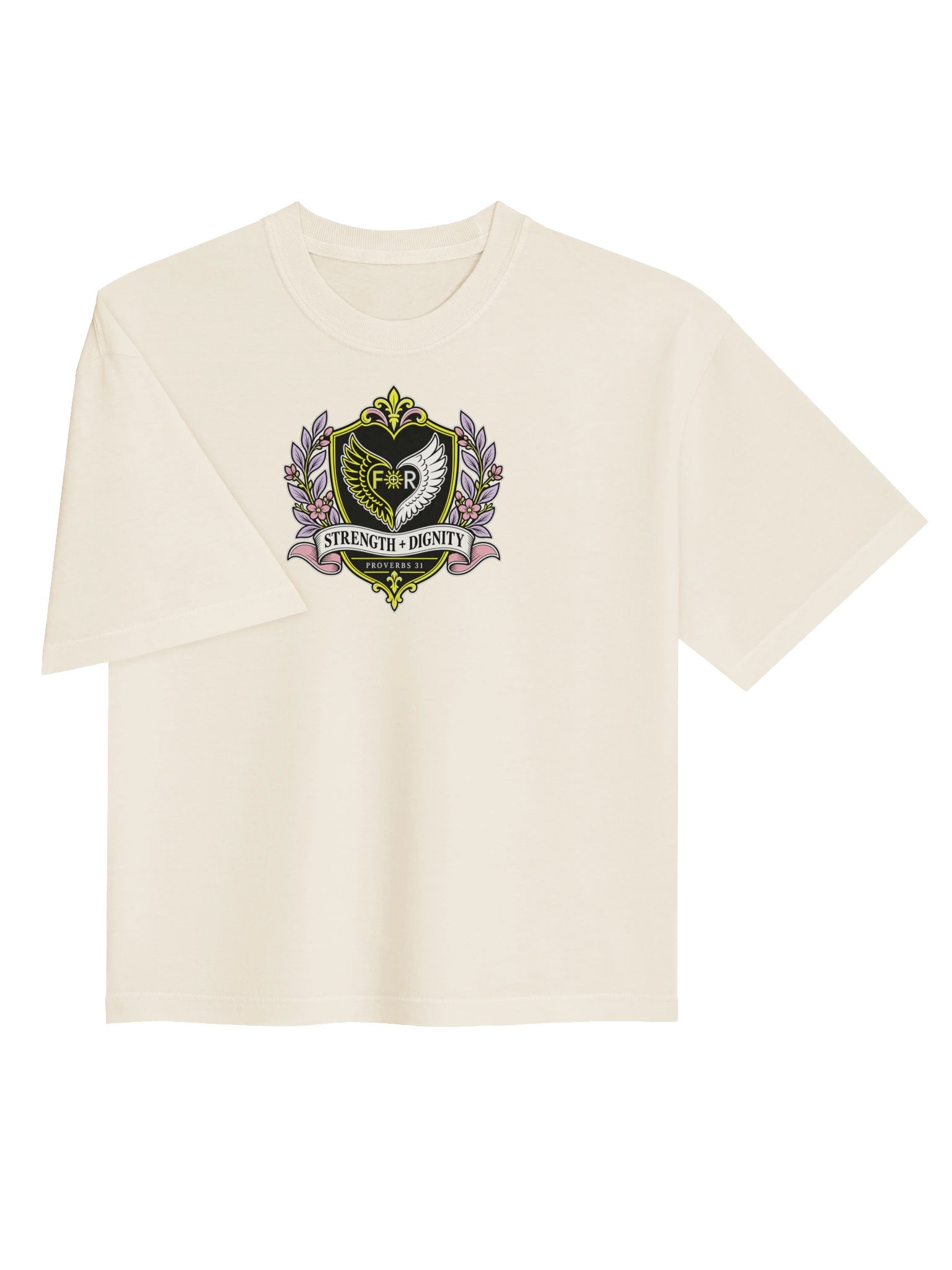 Strength + Dignity | Proverbs 31 Boxy Tee product image (9)