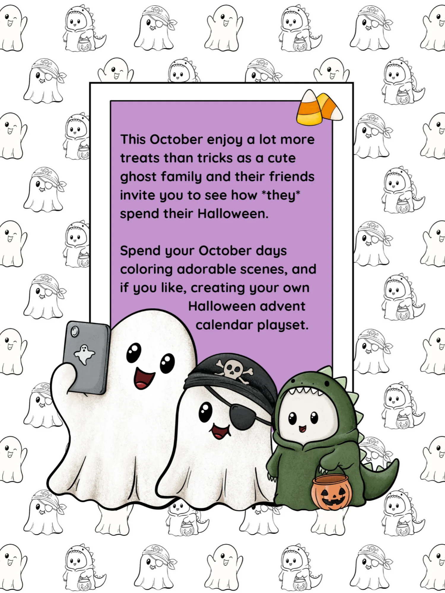 Cute Ghost Mansion Halloween Advent Calendar product image (6)