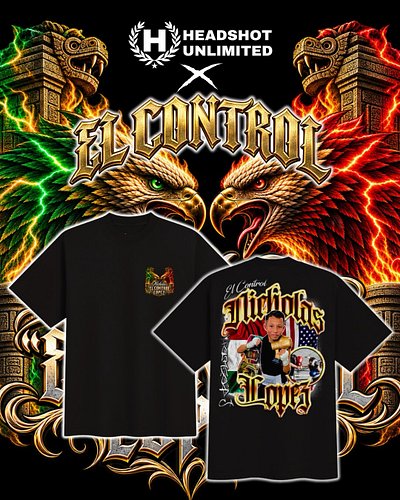 NEW FIGHTER DROP 🔥

Custom fight merch for Nicholas “El Control” Lopez @lopezmichael — built around his name, his image, and ...
