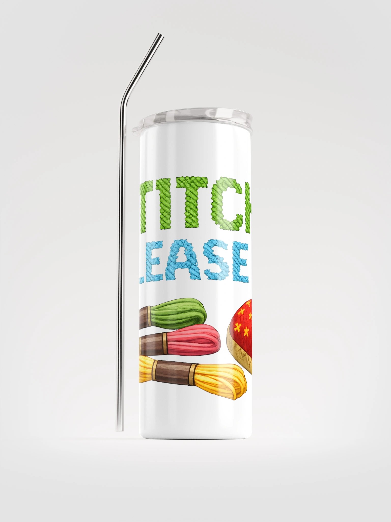 Stitch Please Stainless Steel Tumbler product image (1)