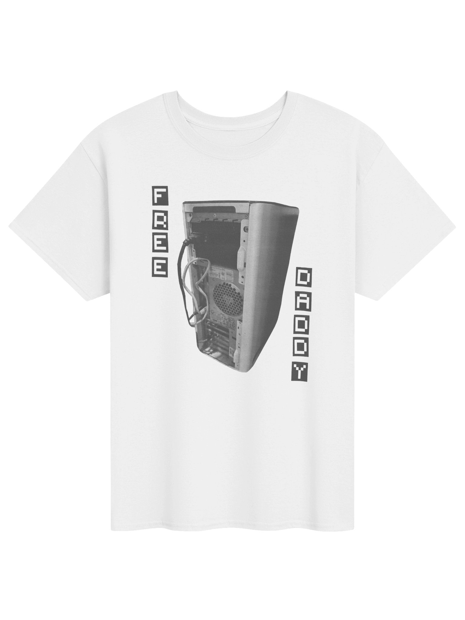 FREE DADDY (Black & White Print) product image (1)