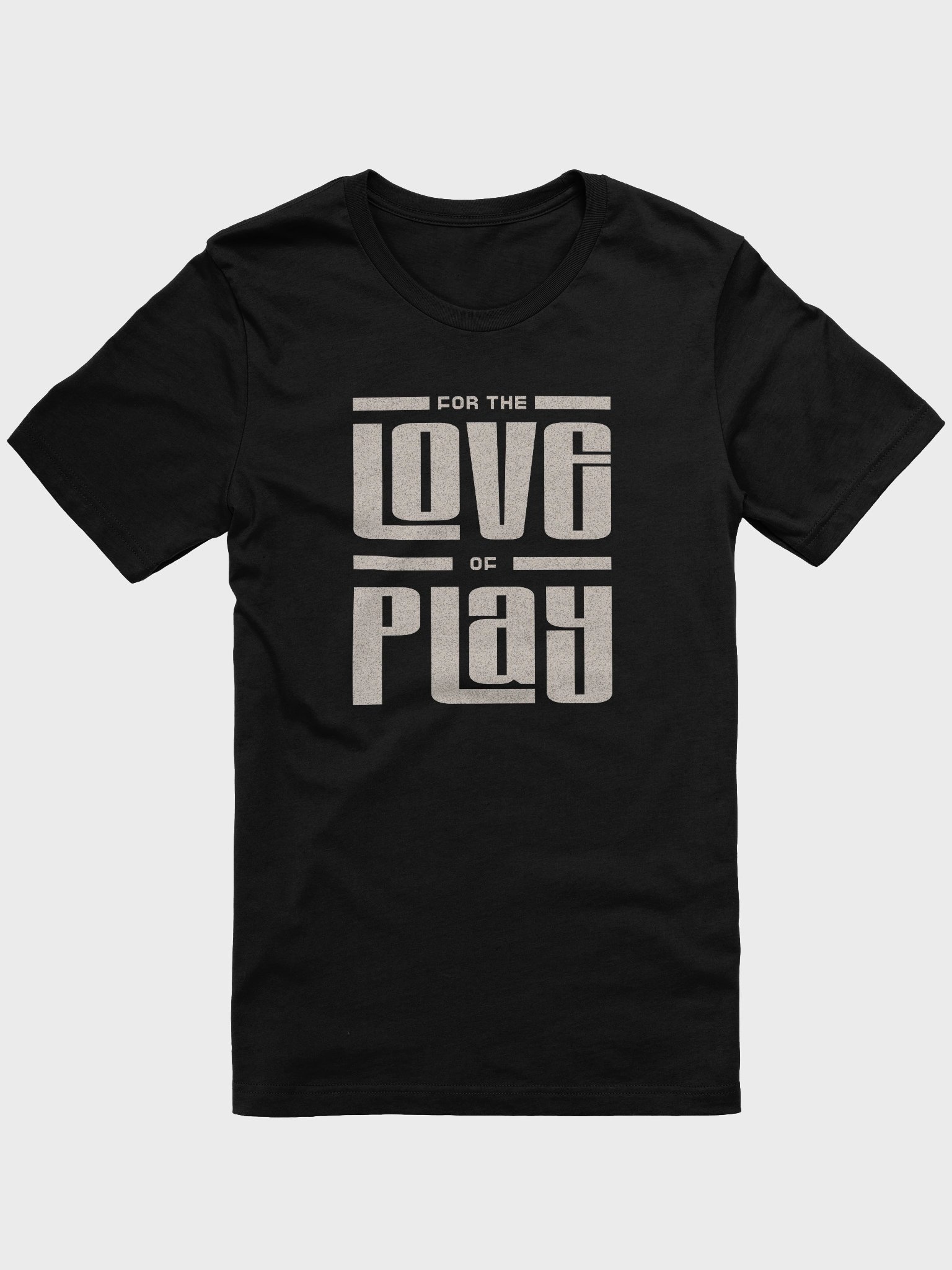For the Love of Play - Board Game T-shirt, black product image (2)