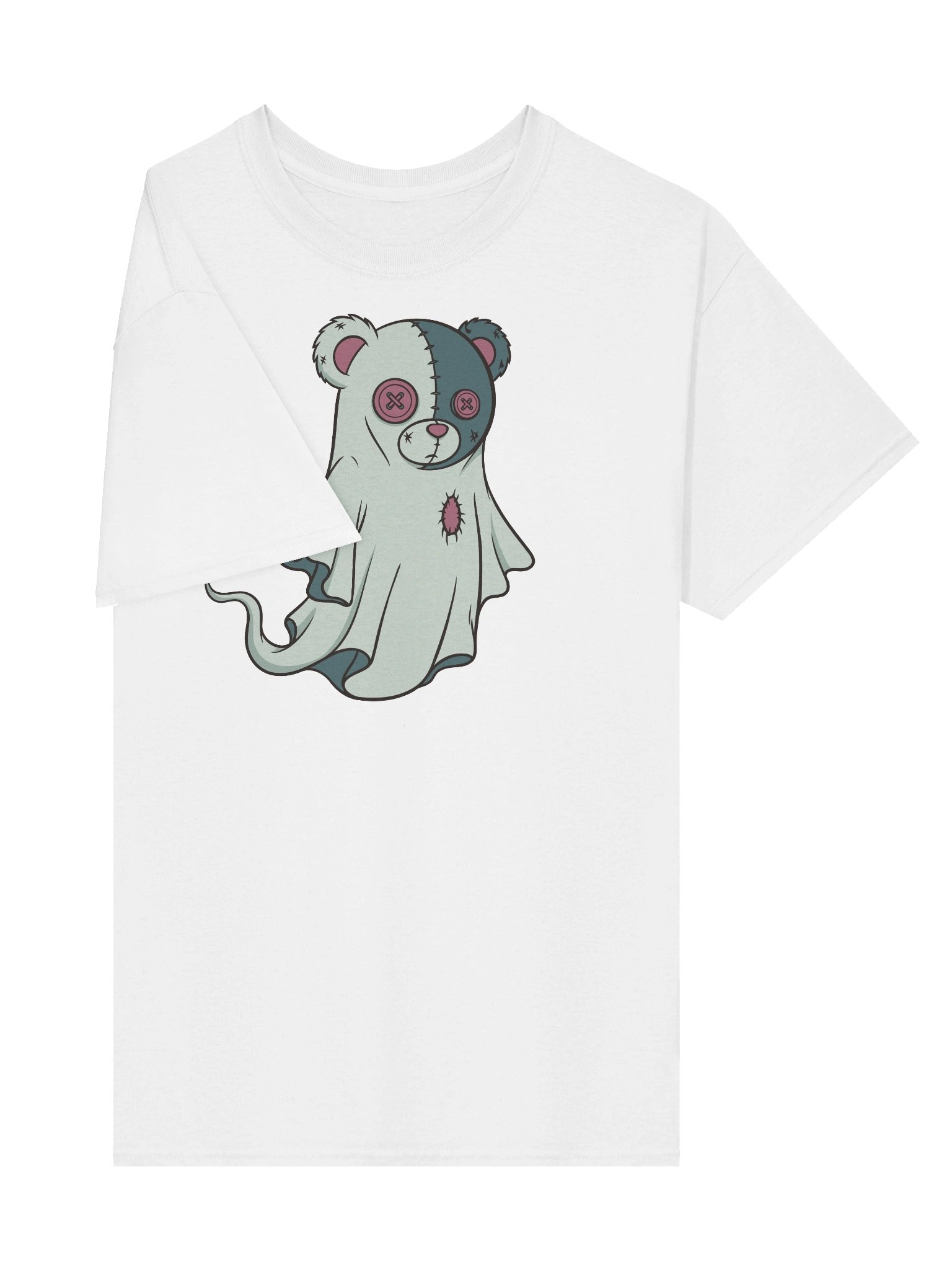 Ghost Stitch Bear T-Shirt product image (29)