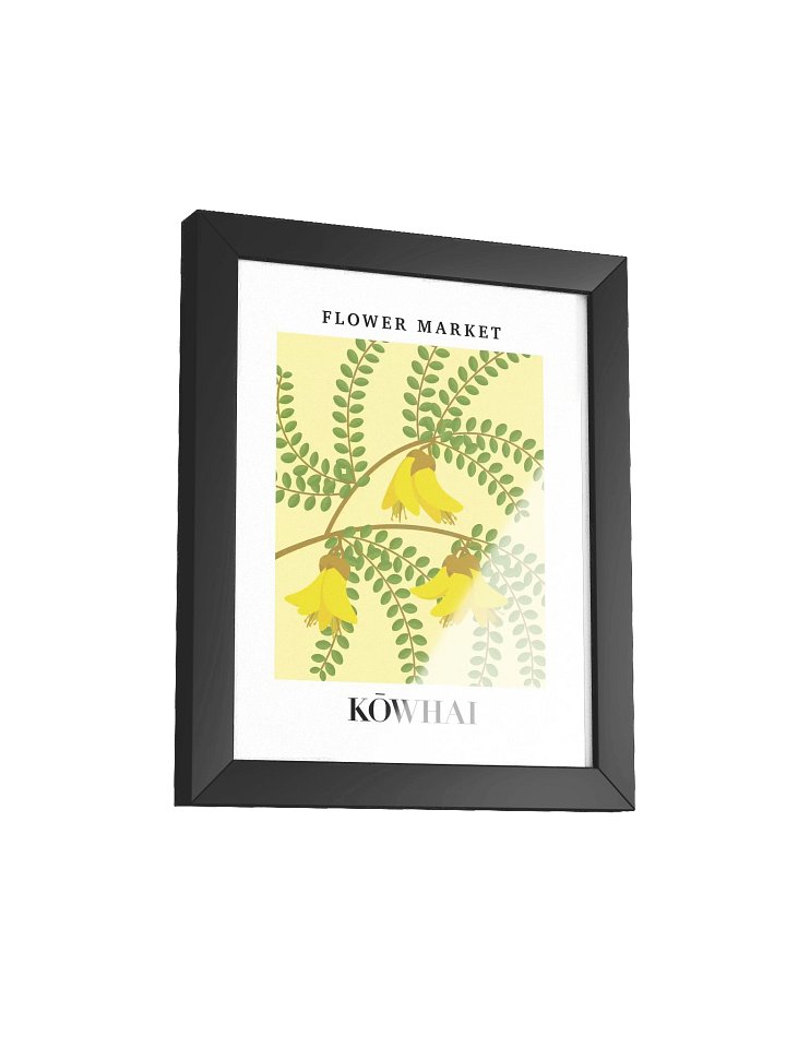 New Zealand Flower Market - Kowhai Flower - Framed Wall Art product image (17)