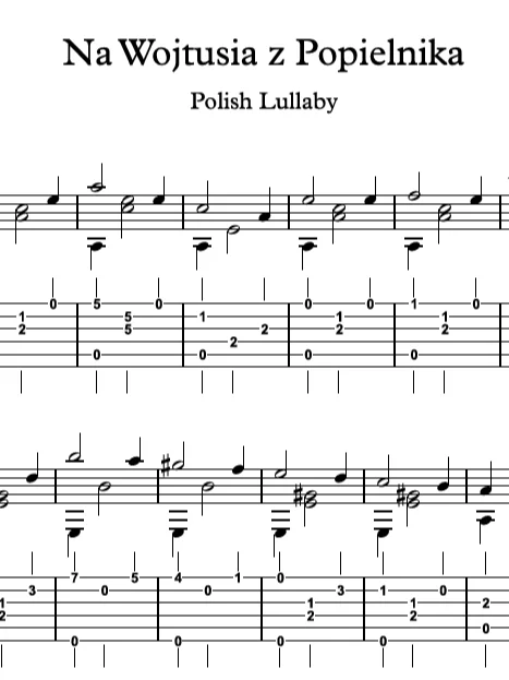 Na Wojtusia z Popielnika (Polish Lullaby) product image (2)