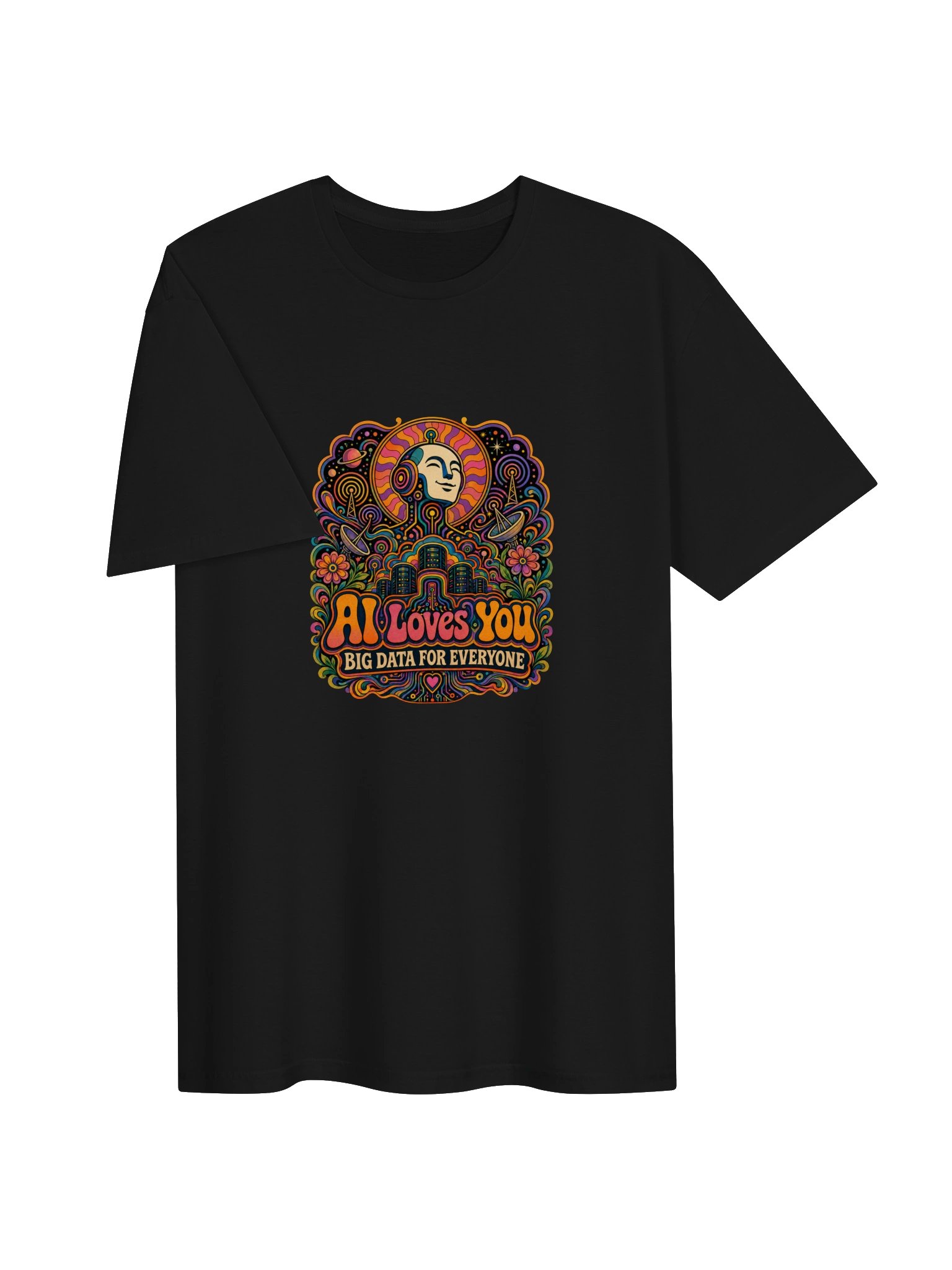 AI Loves You – Psychedelic Data Collective Tee product image (32)
