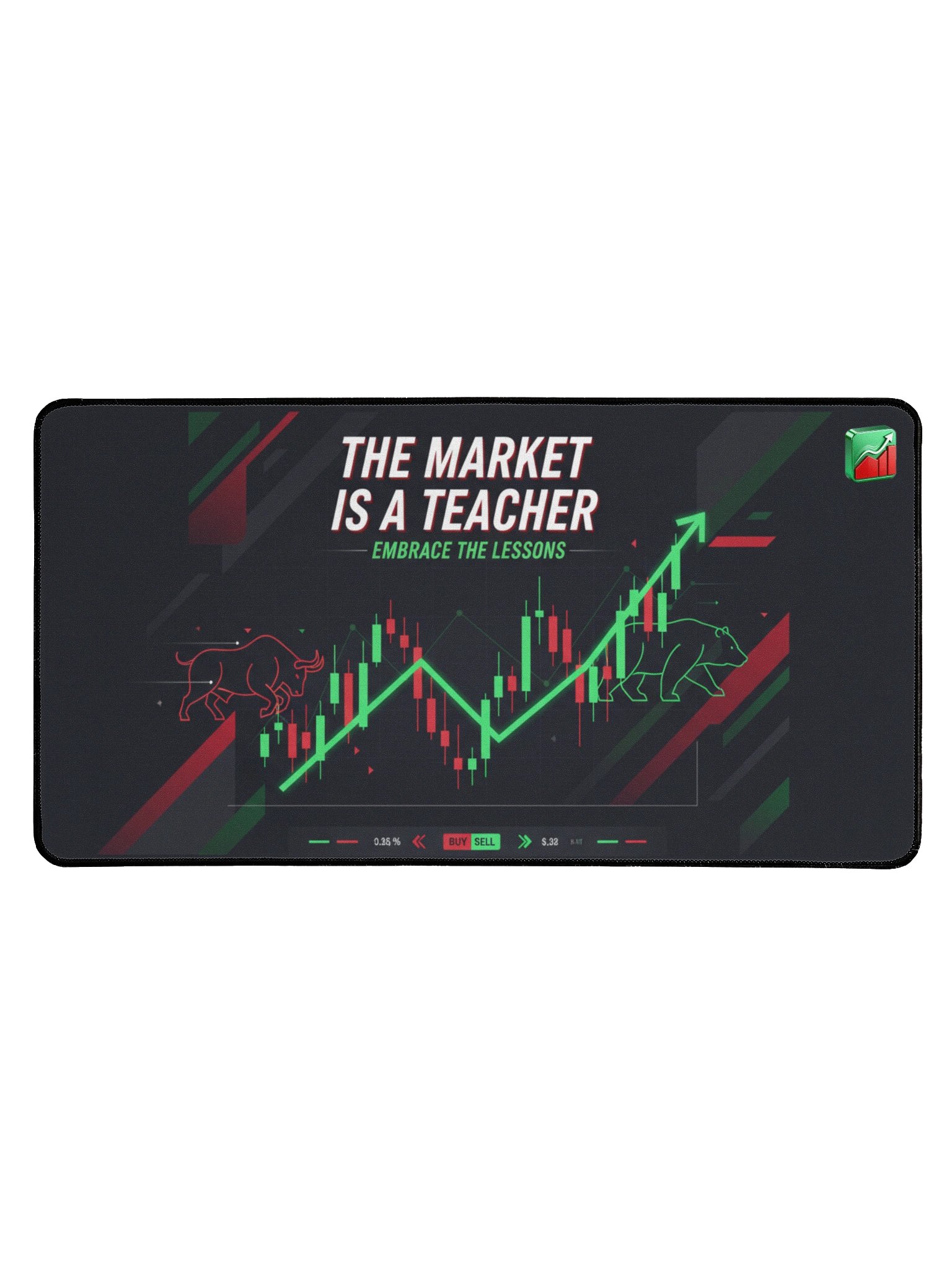 Deskmat "The market is a teacher" product image (3)