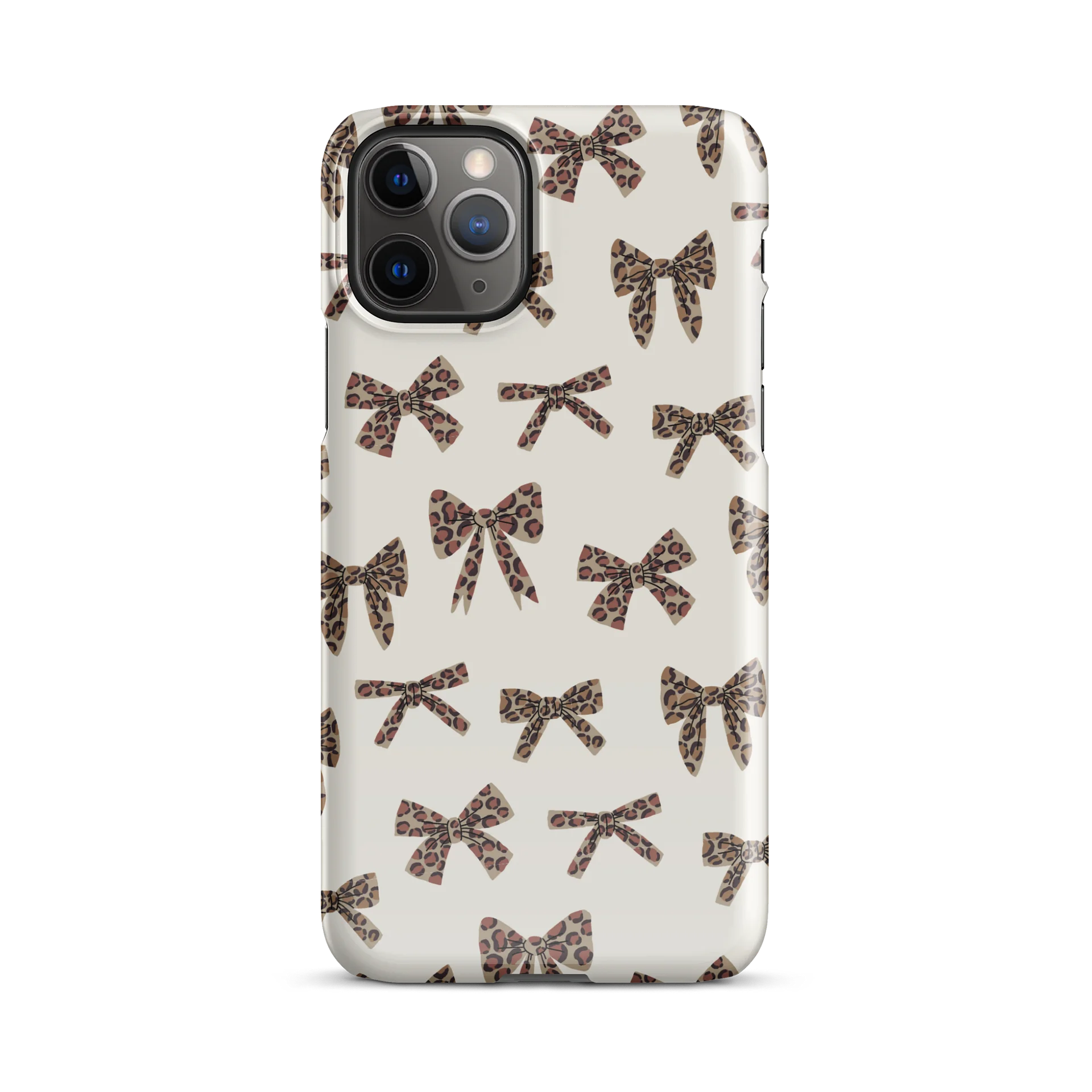 Leopard Bow Pattern iPhone Snap Case product image (29)